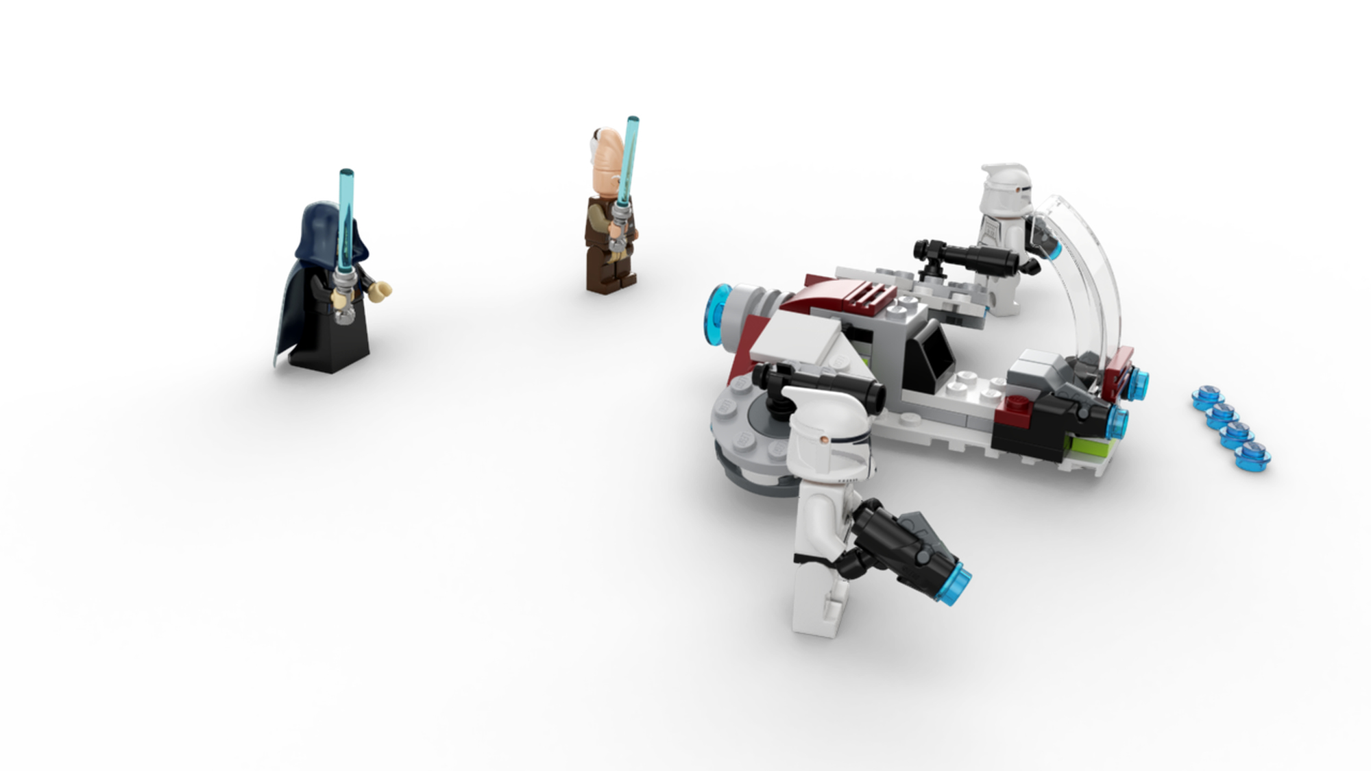 Lego star wars jedi en online clone troopers battle pack 75206