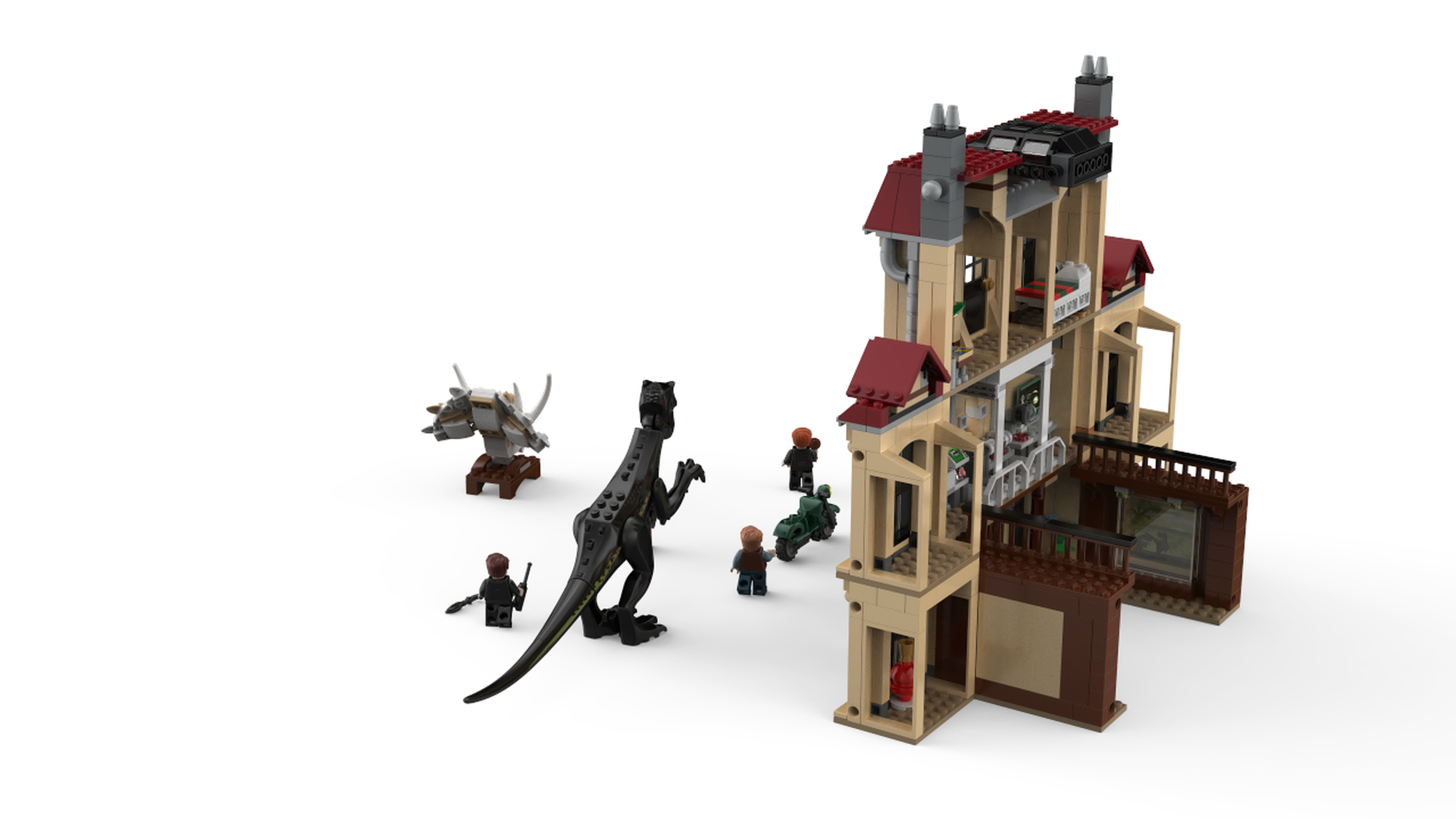 LEGO Jurassic World Indoraptor-Verwüstung des Lockwood Anwesens - 75930 for  sale online