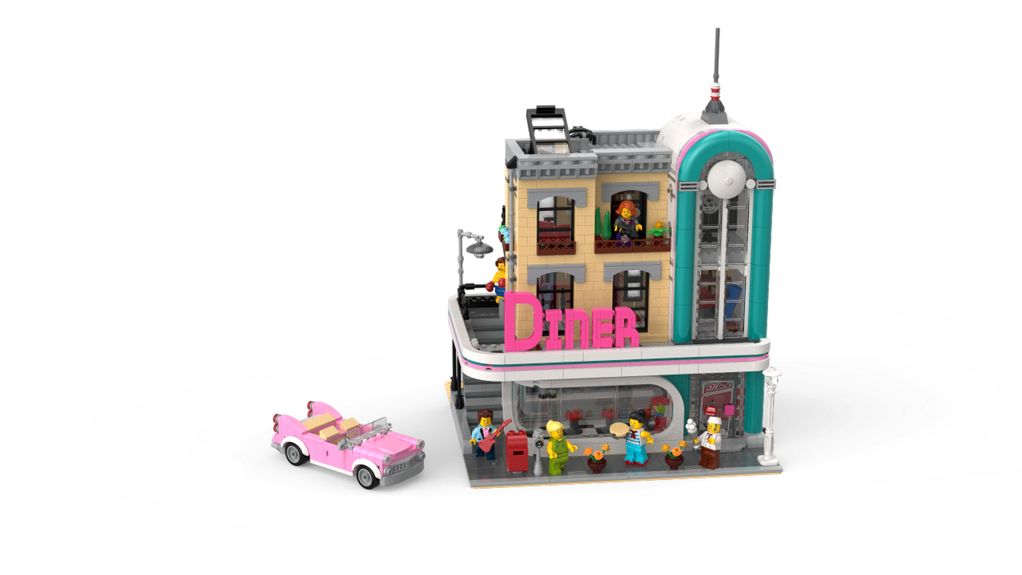 LEGO 10260 Downtown Diner 5702016111842 BRICKshop LEGO en