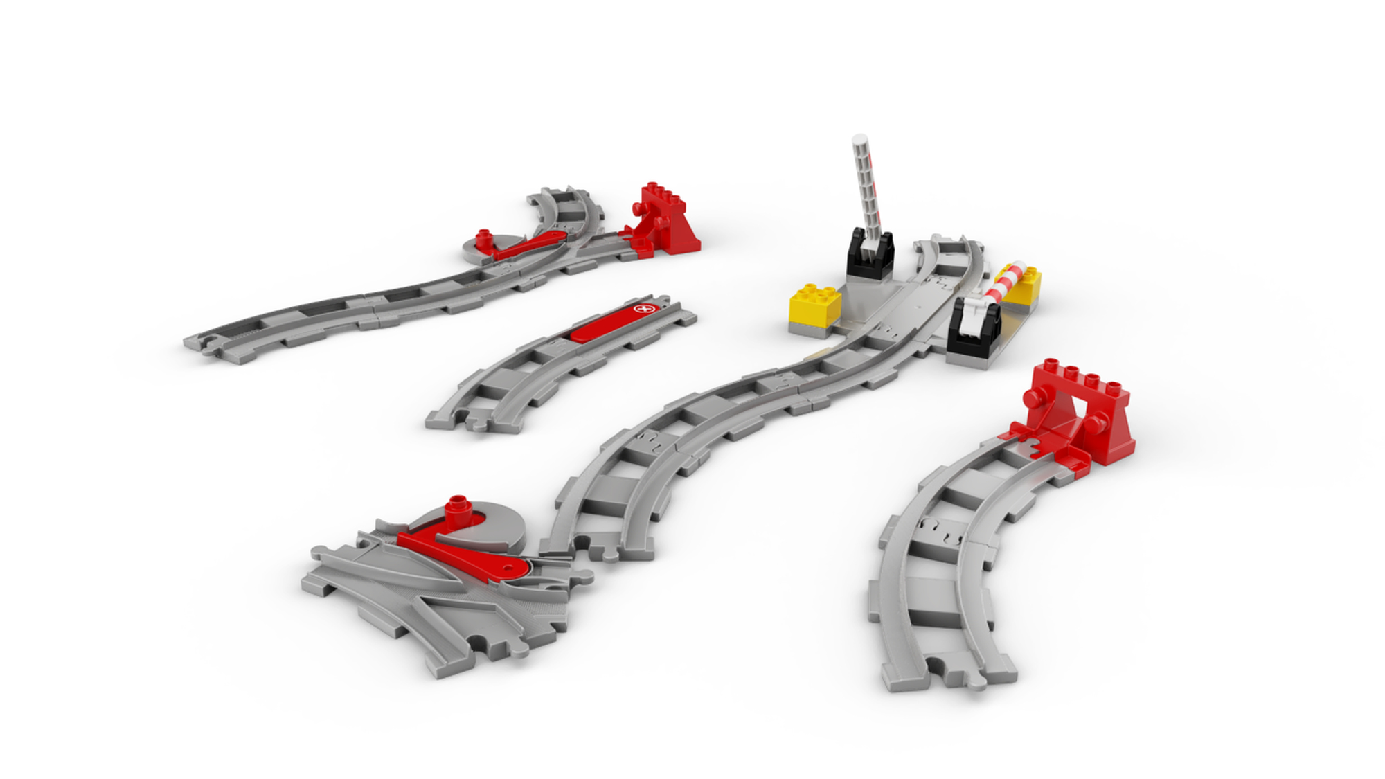Lego Duplo Train Tracks Railway Set with Action Brick 10882 Ages 2