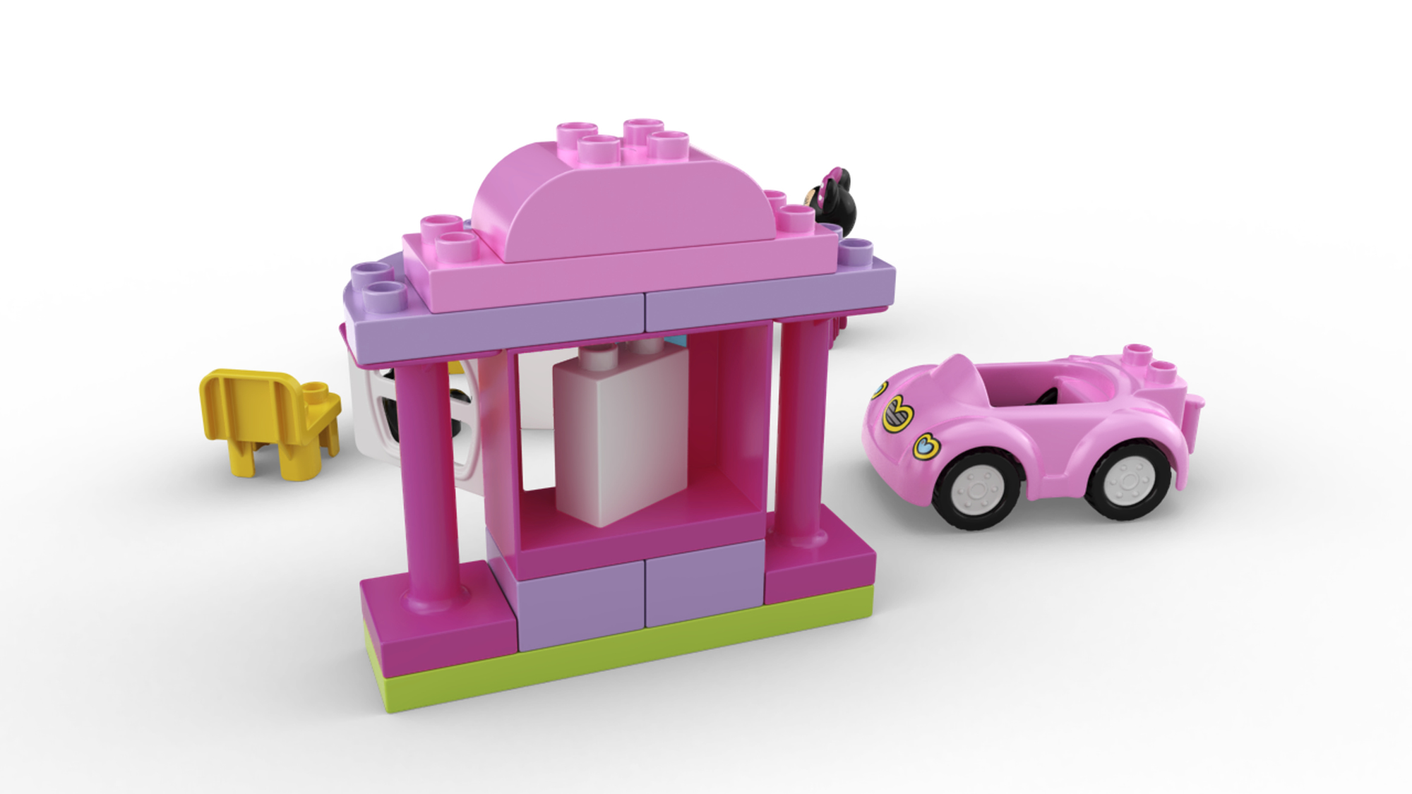 Duplo pink online car