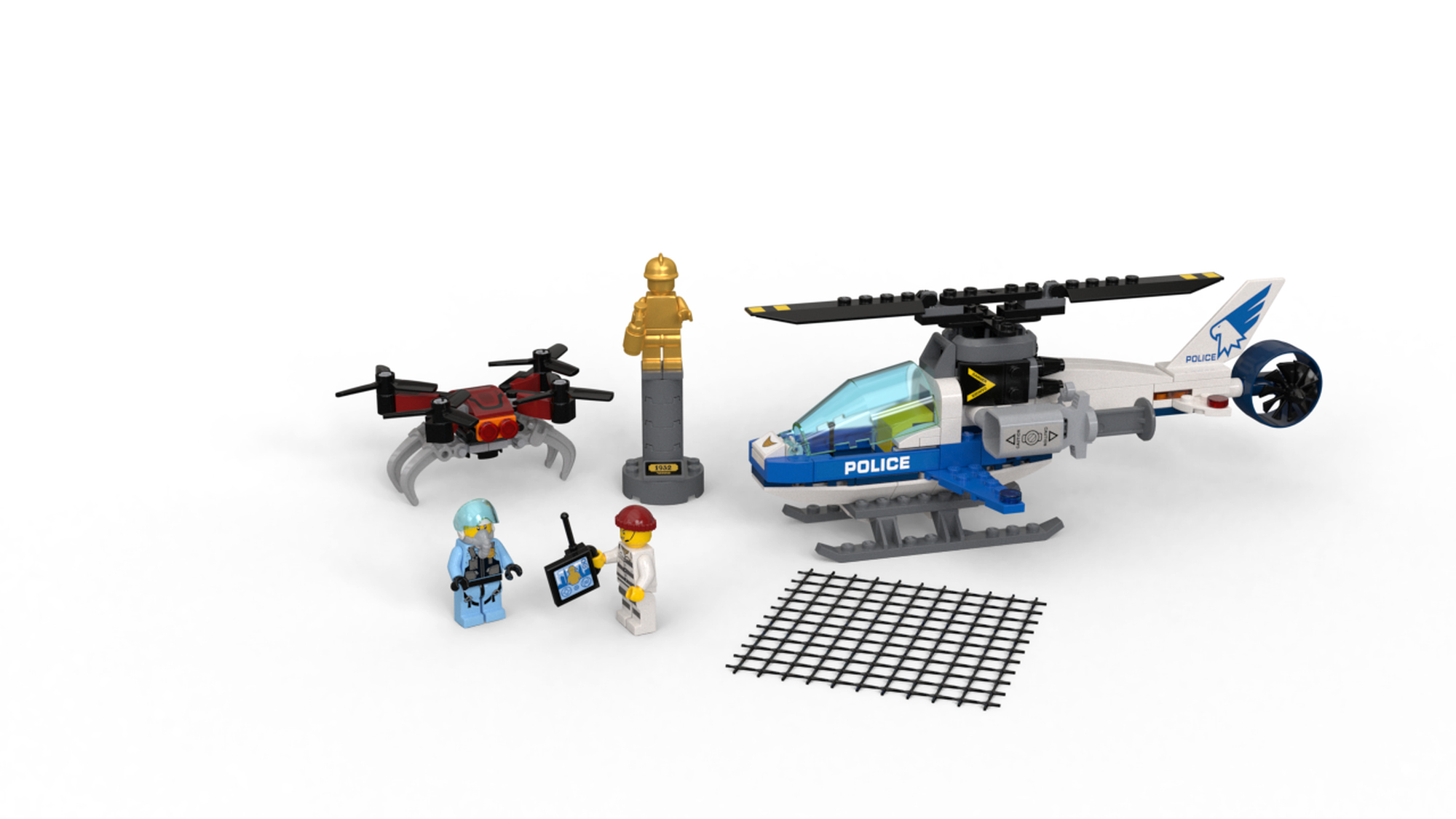 LEGO City 60207 Polizia aerea all'inseguimento del drone