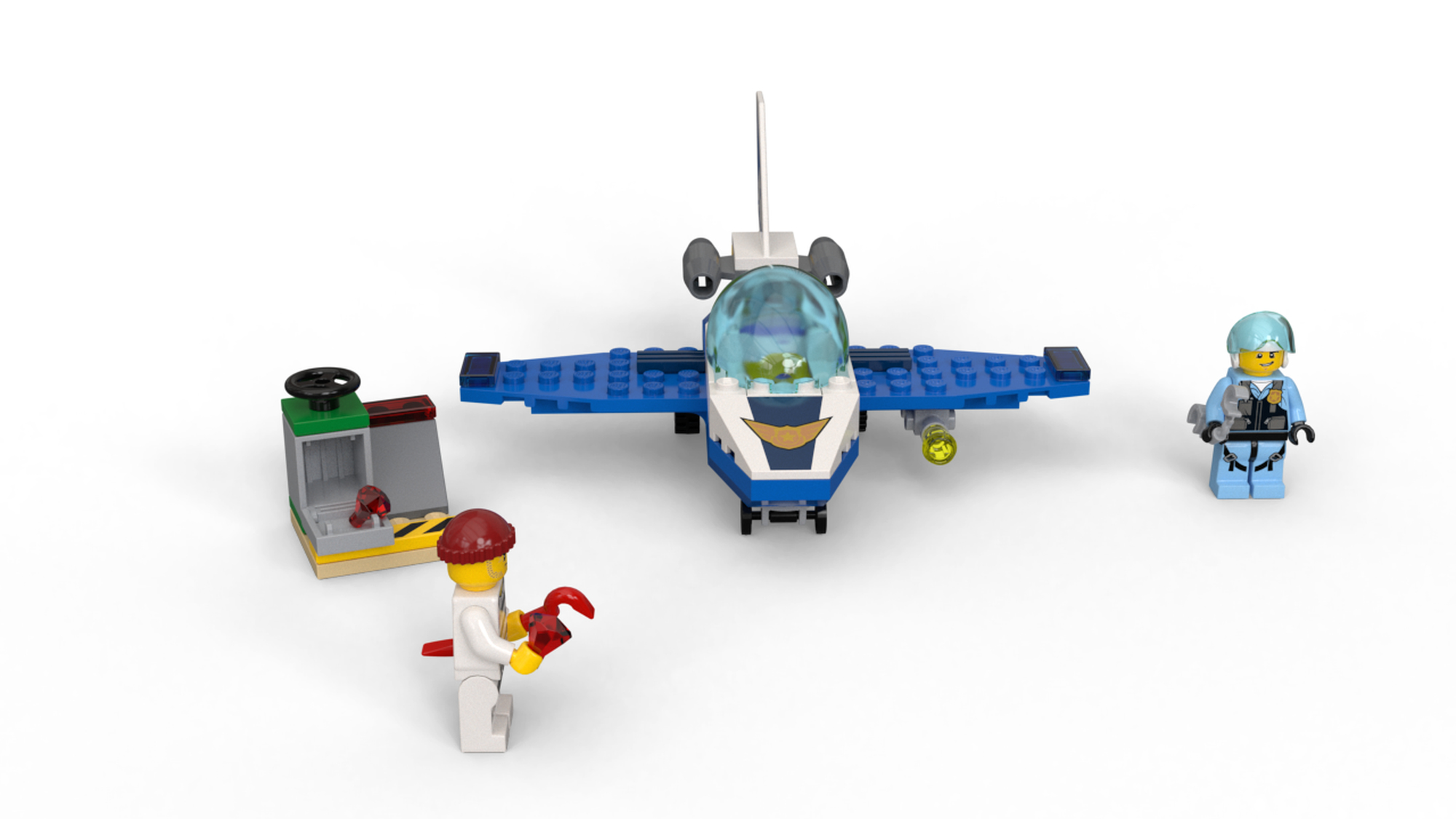 Lego city sky police jet patrol 60206 instructions sale