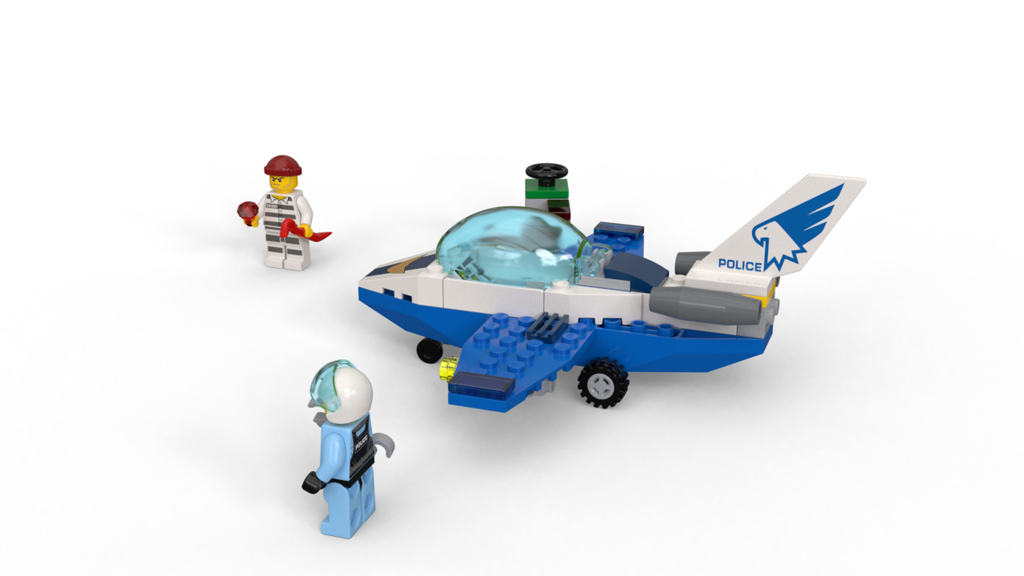 Lego City Sky Police Jet Patrol LEGO 60206 CITY Sky Police Jet