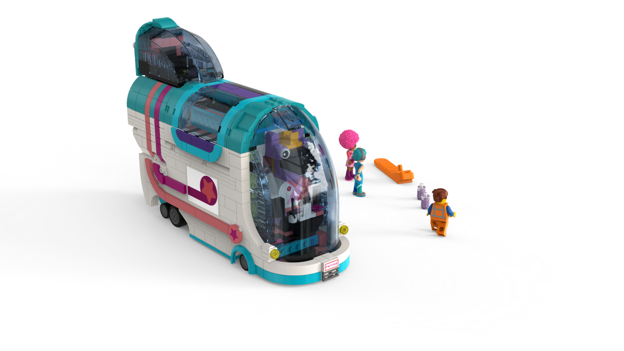 Lego Toy Party Bus Lego Movie LEGO 70828 Pop-Up Party Bus