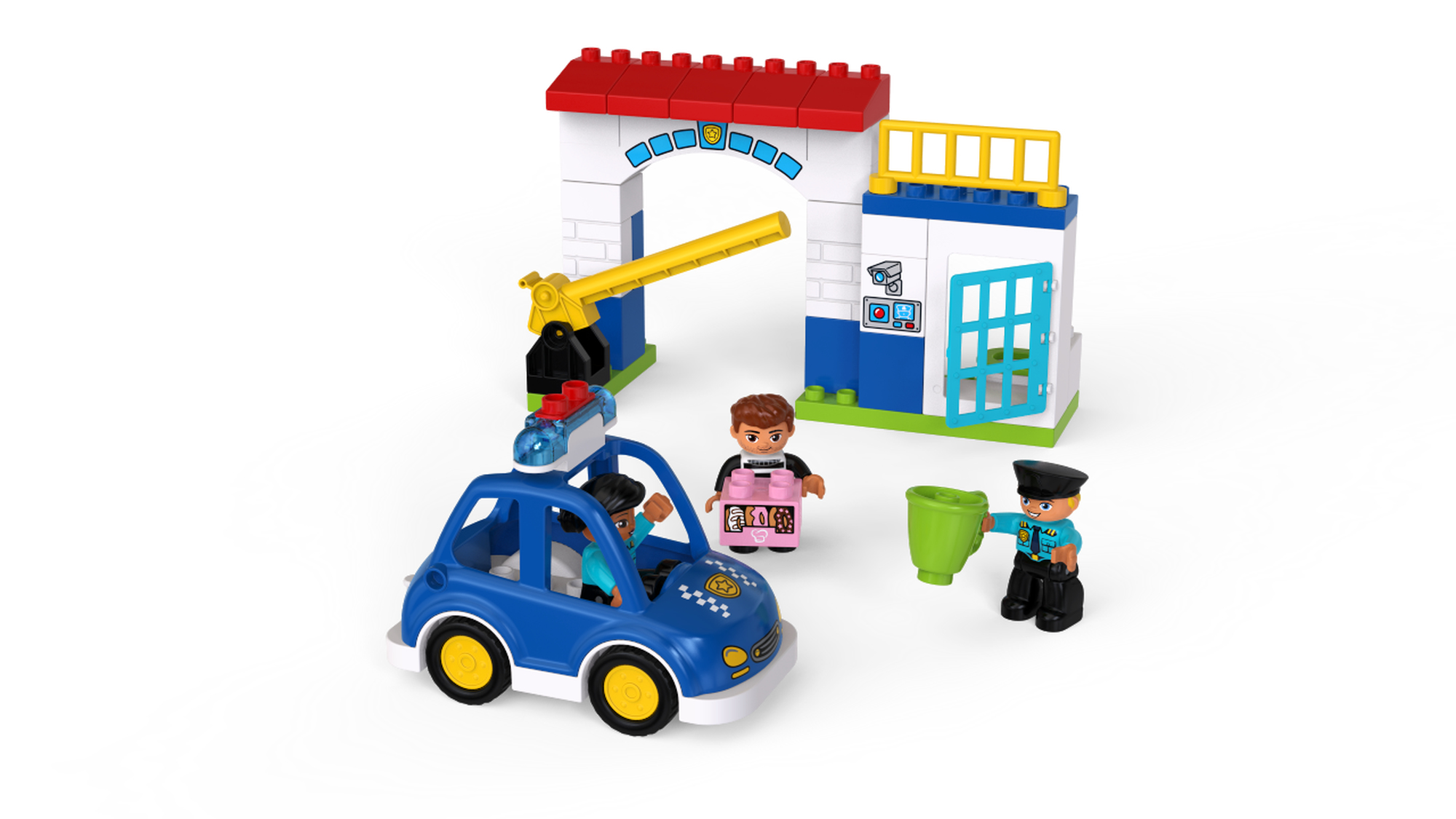 LEGO® DUPLO® Lampeggiante Elettrico Luce Blu Polizia - 10902 NUOVO