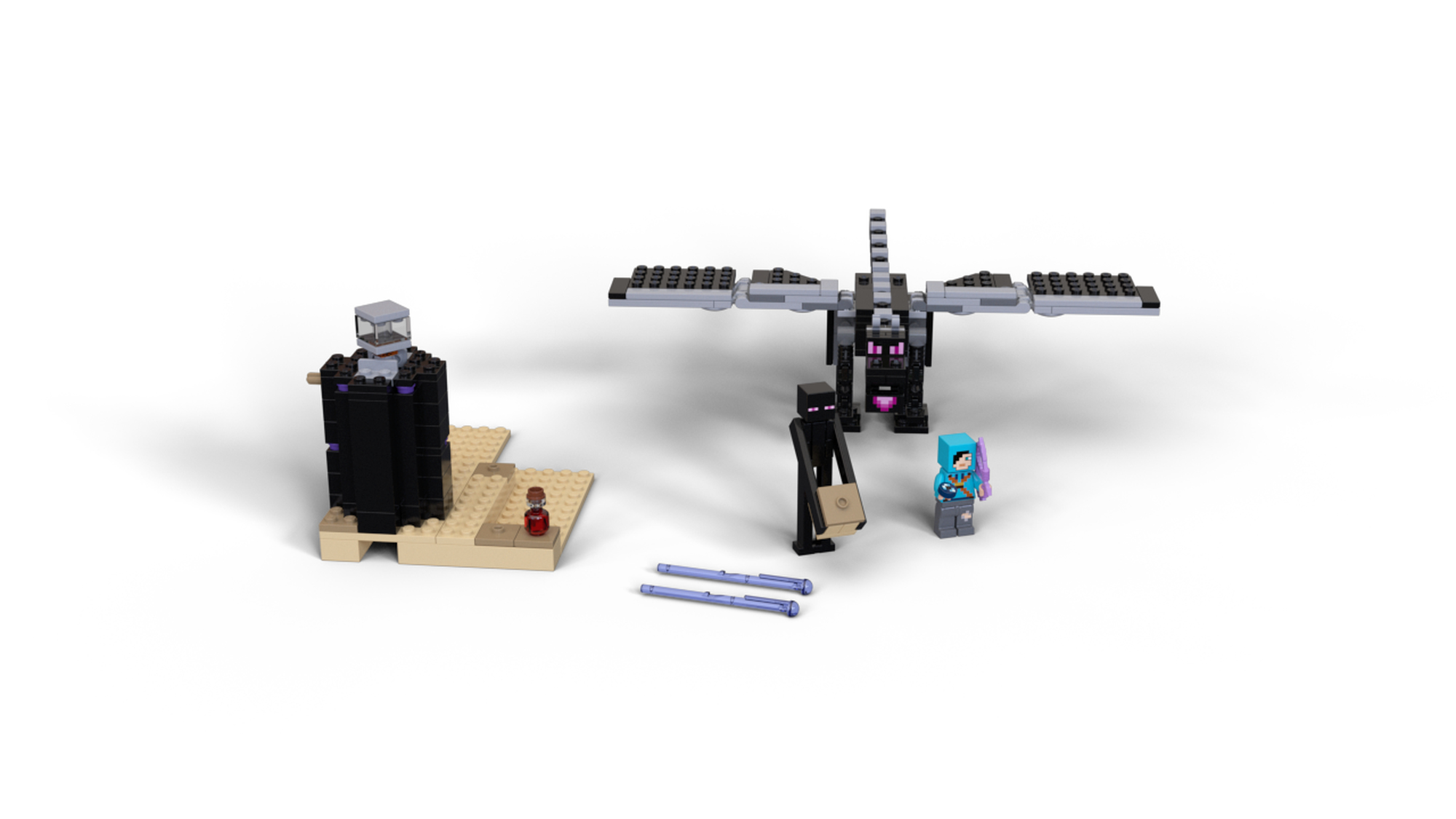 LEGO Minecraft The End Battle Ender Dragon Build Review 2019 