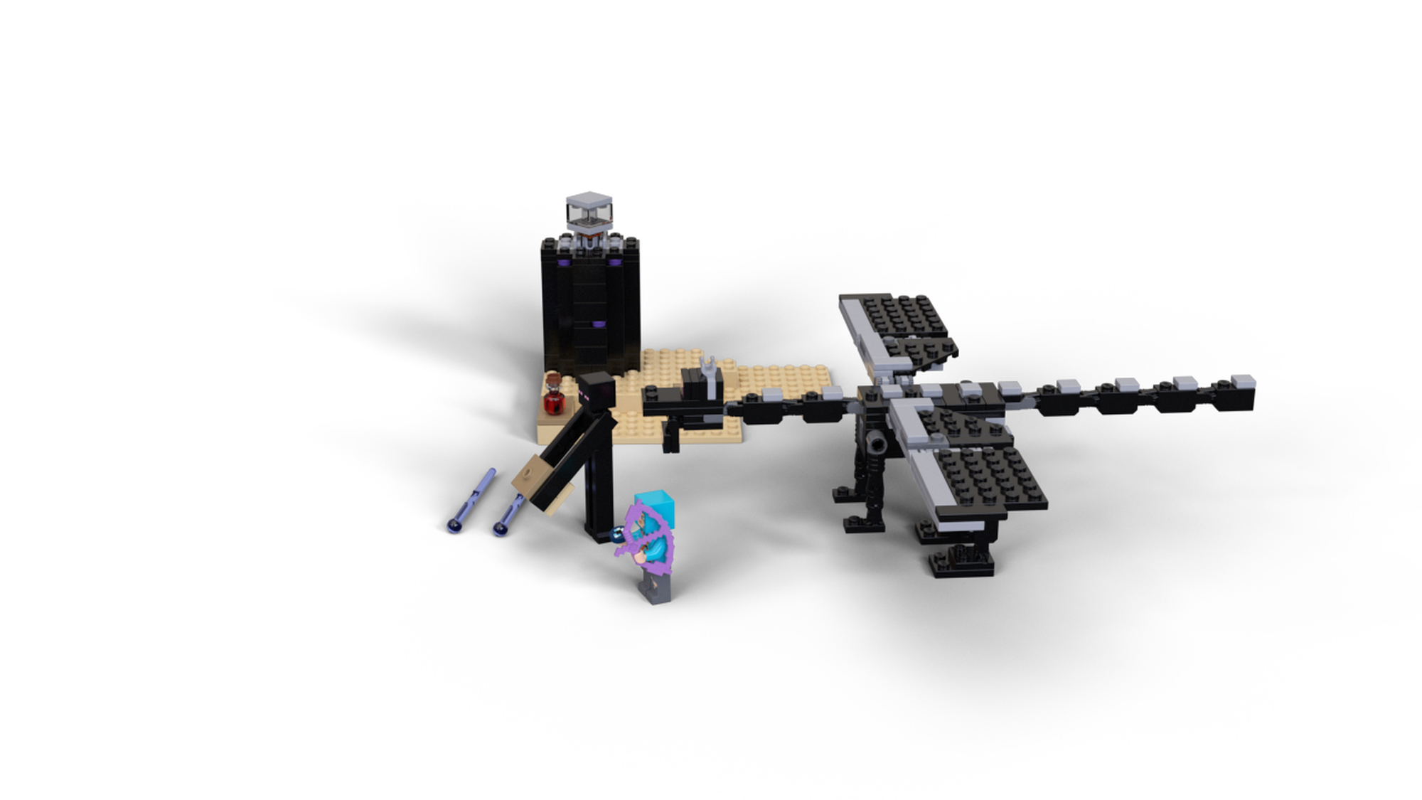 LEGO Minecraft The End Battle Ender Dragon Build Review 2019 