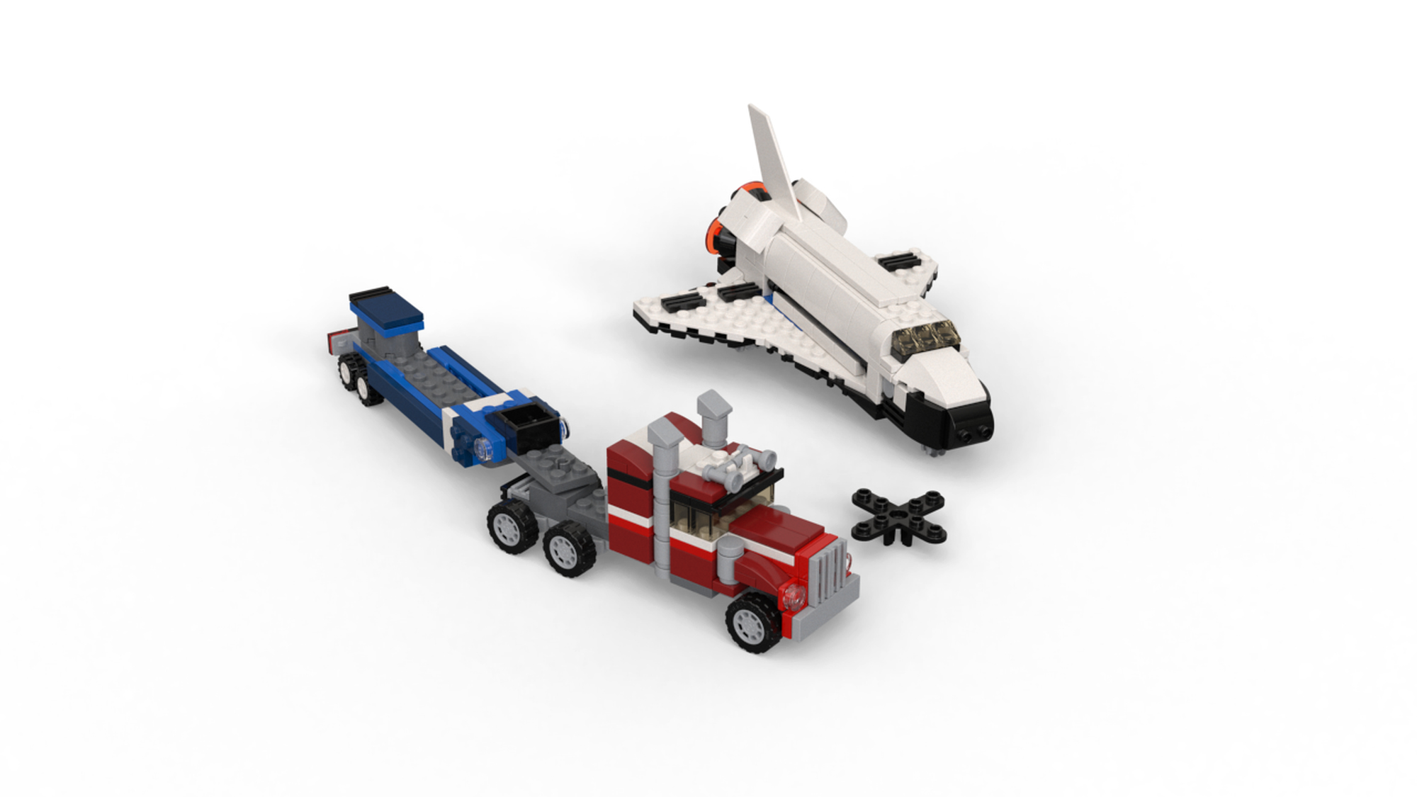 Shuttle Transporter 31091, Creator 3-in-1