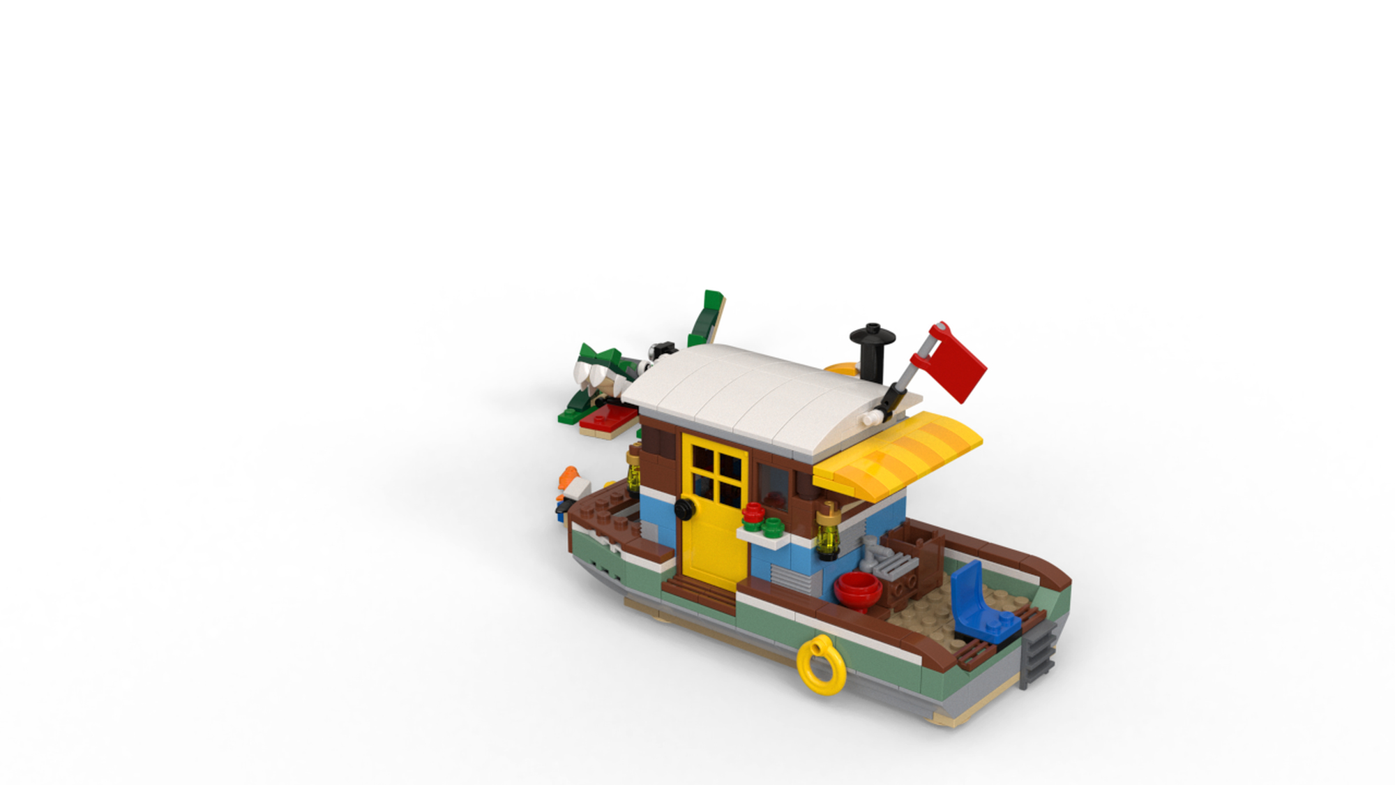 Lego creator riverside houseboat deals