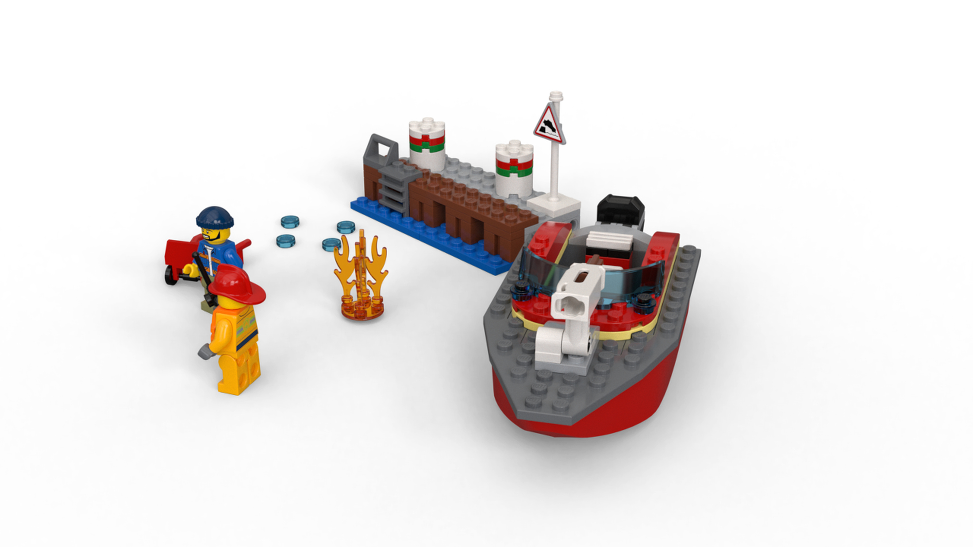 LEGO 60213 Dock Side Fire 5702016369250 LEGO City LEGO
