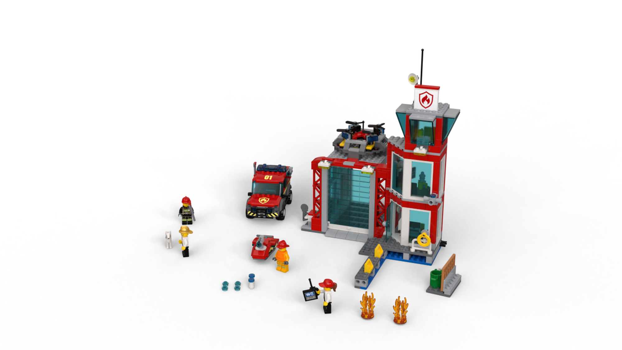 Lego Set Lego 60215 City Fire Station LEGO 60215 Fire Station