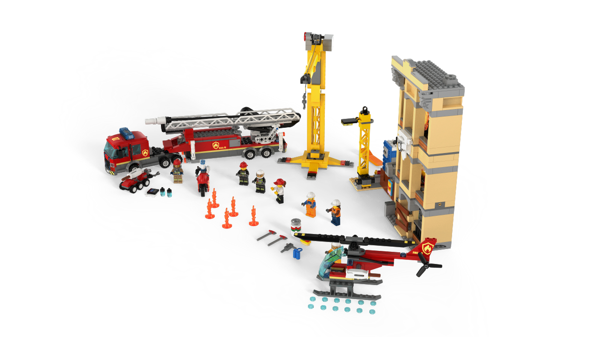 lego fire station 60216