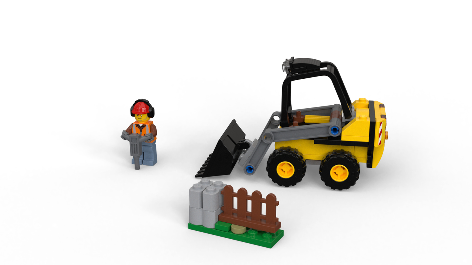 Lego city skid steer online