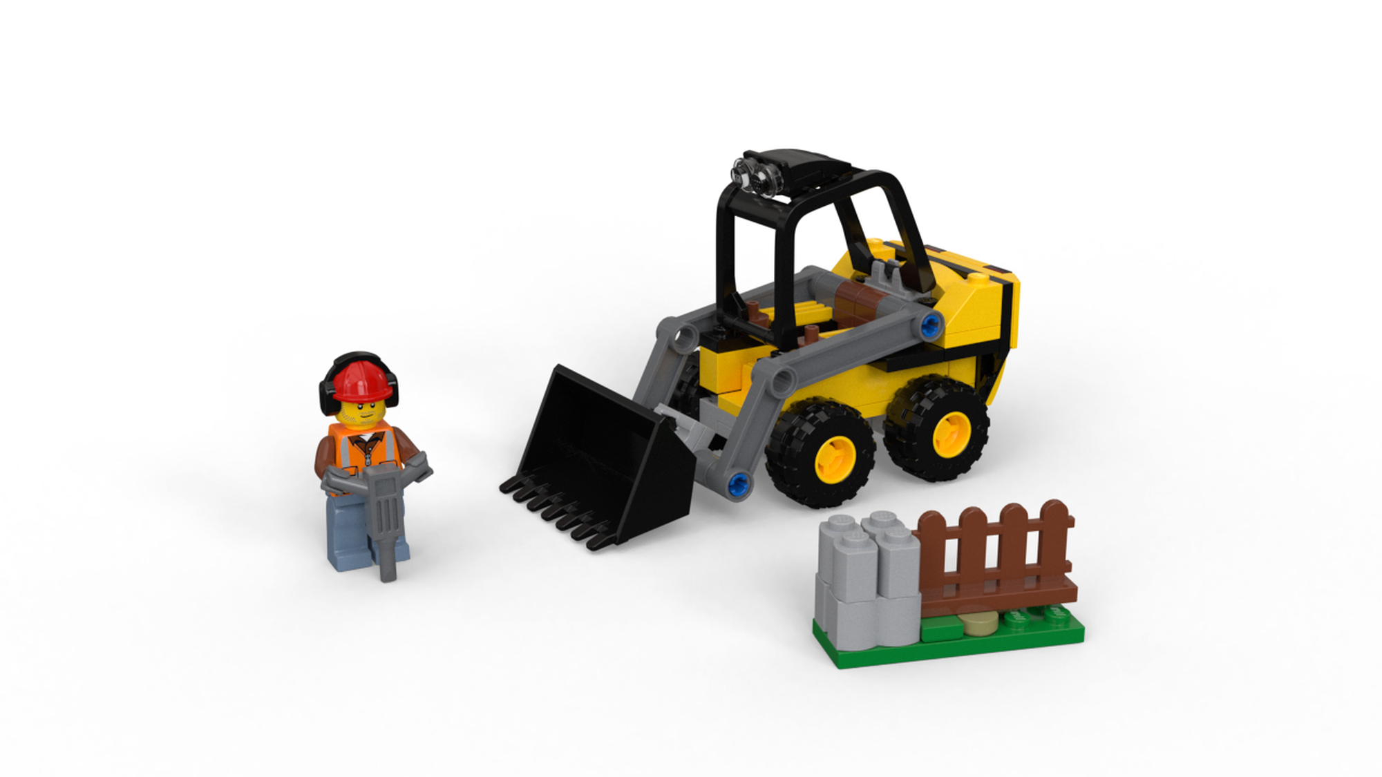 lego city great vehicles construction loader 60219 building kit