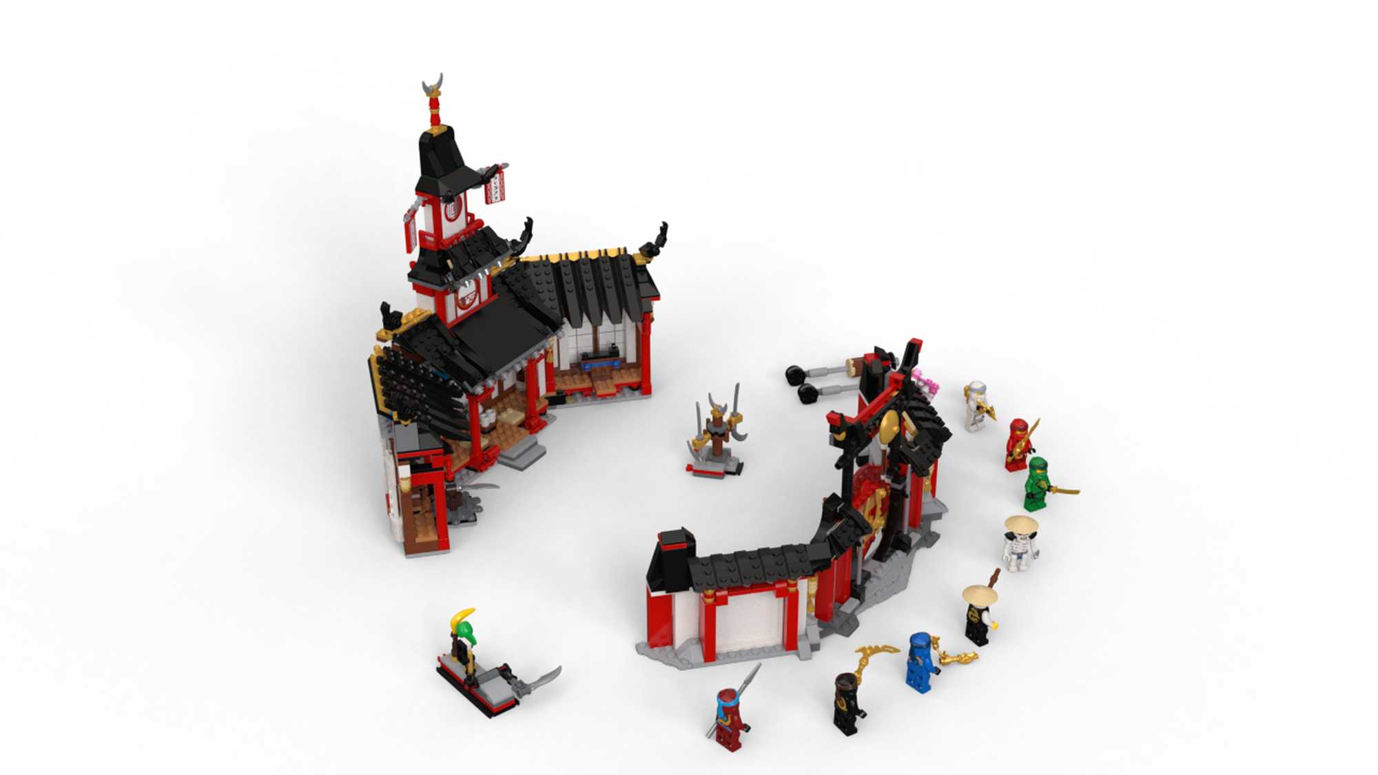 Lego ninjago 70670 monastery best sale of spinjitzu