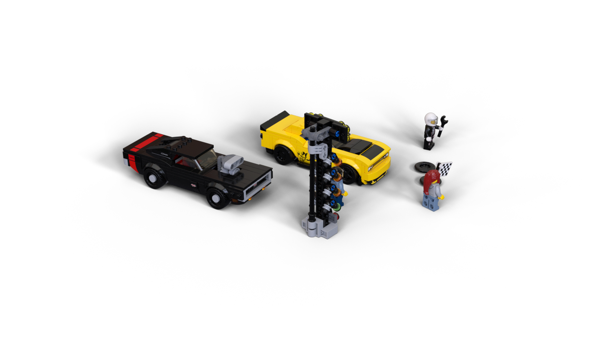 LEGO 75893 2018 Dodge Challenger SRT Demon and 1970 Dodge Charge | | BRICKshop - LEGO en DUPLO specialist