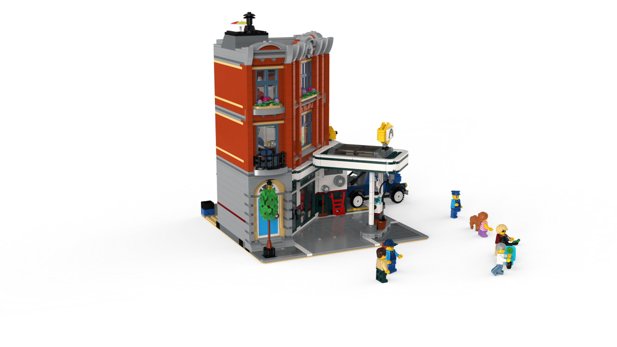 LEGO Creator Expert Corner Garage 10264 Building Set (2,569 Pieces