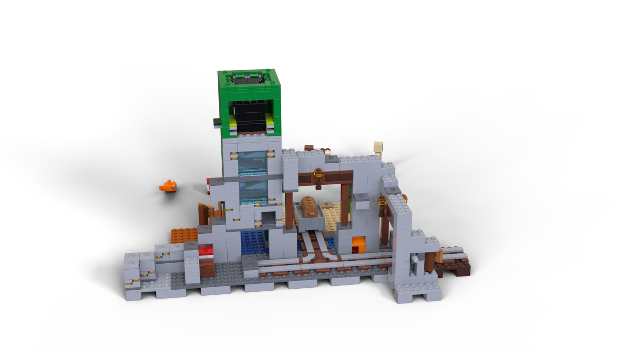 minecraft lego creeper mine