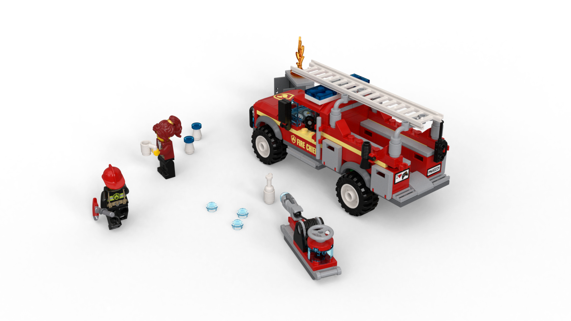 Lego city fire online chief response truck instructions