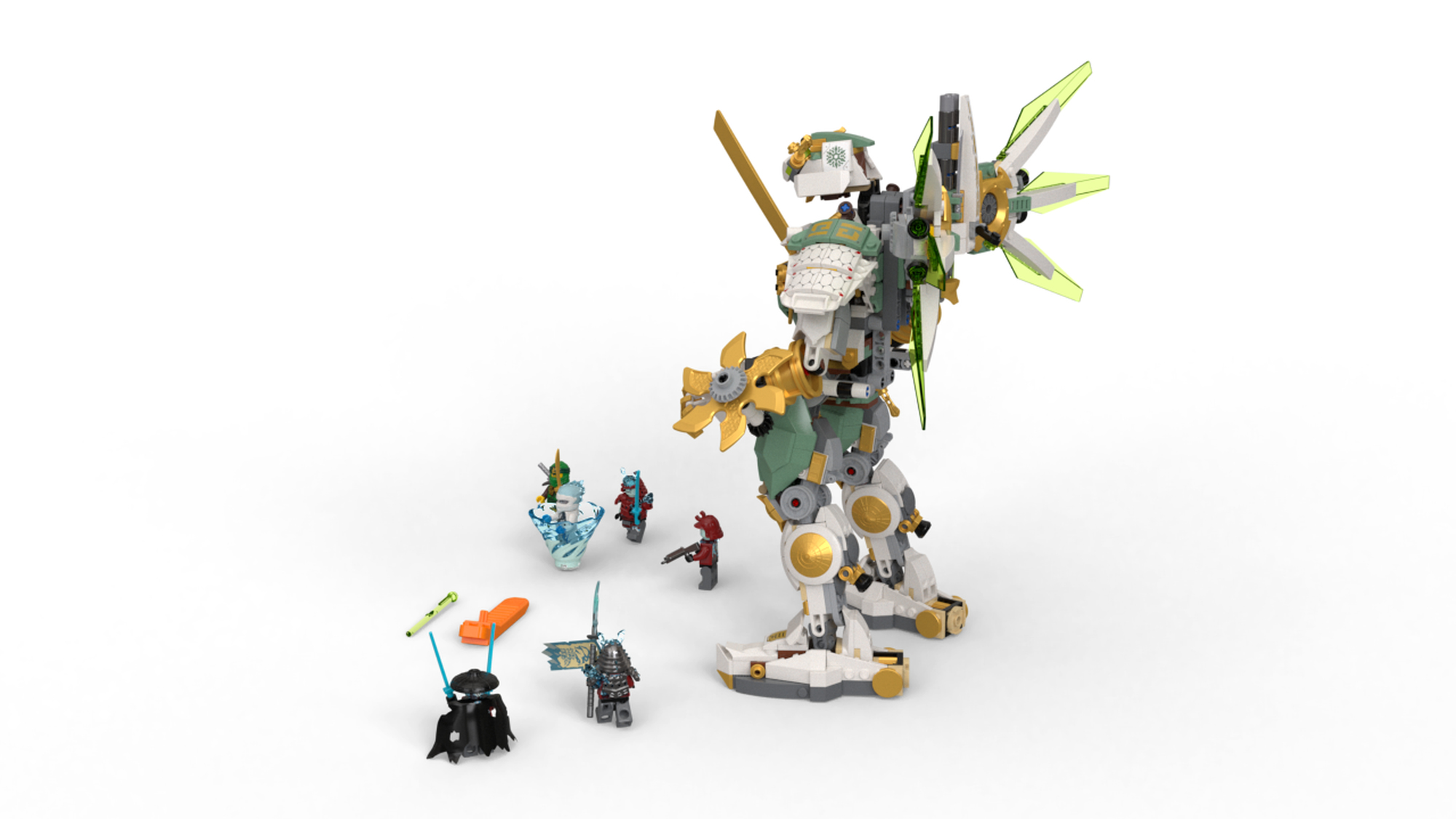 Ninjago Tornado Of Creation LEGO Fire Fang The Serpent Snake 70674