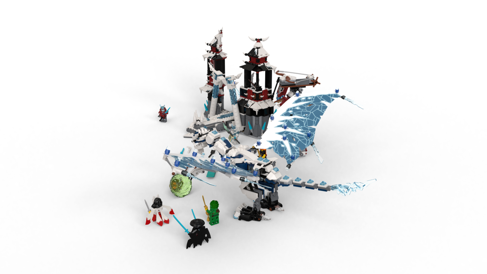 Lego ninjago ice cheap palace