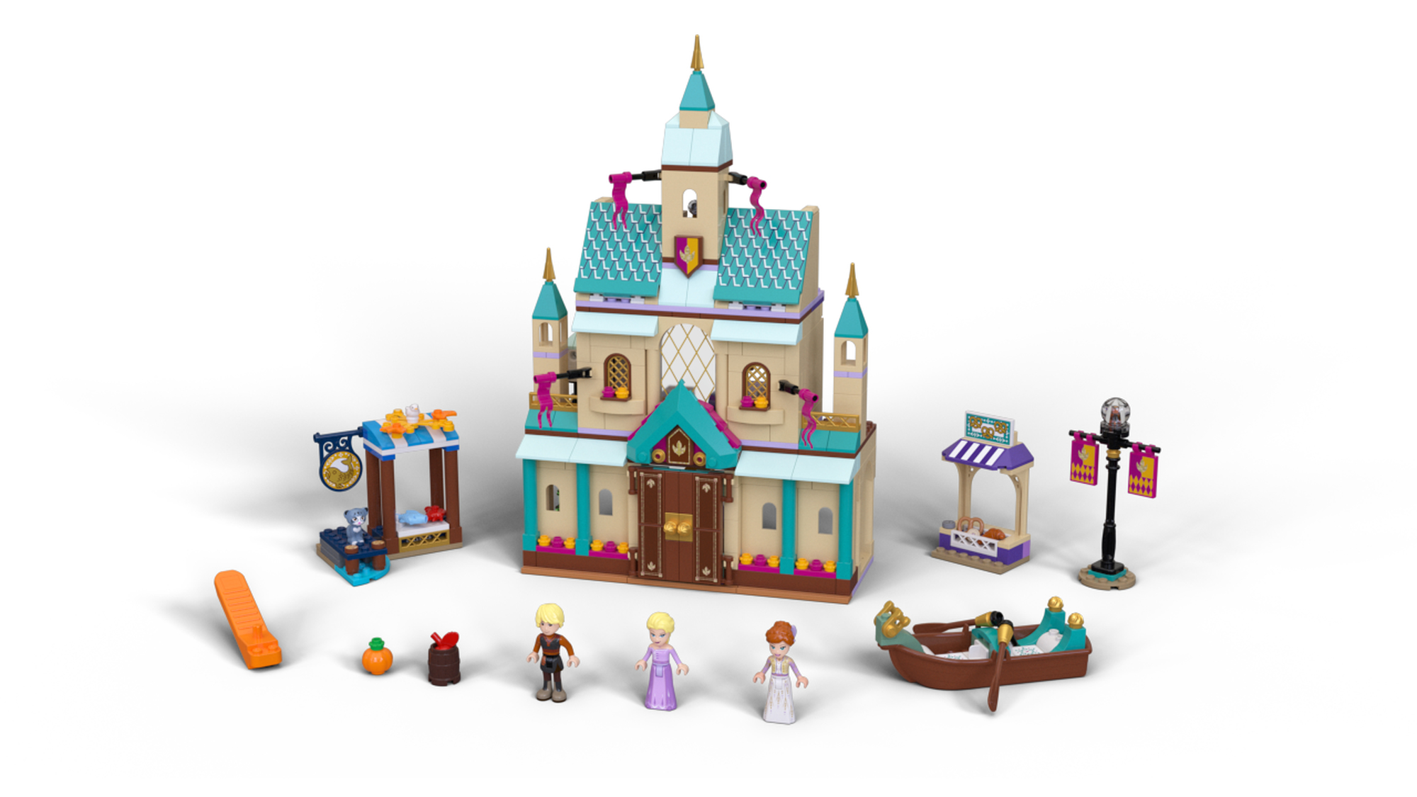 lego disney frozen ii arendelle castle village