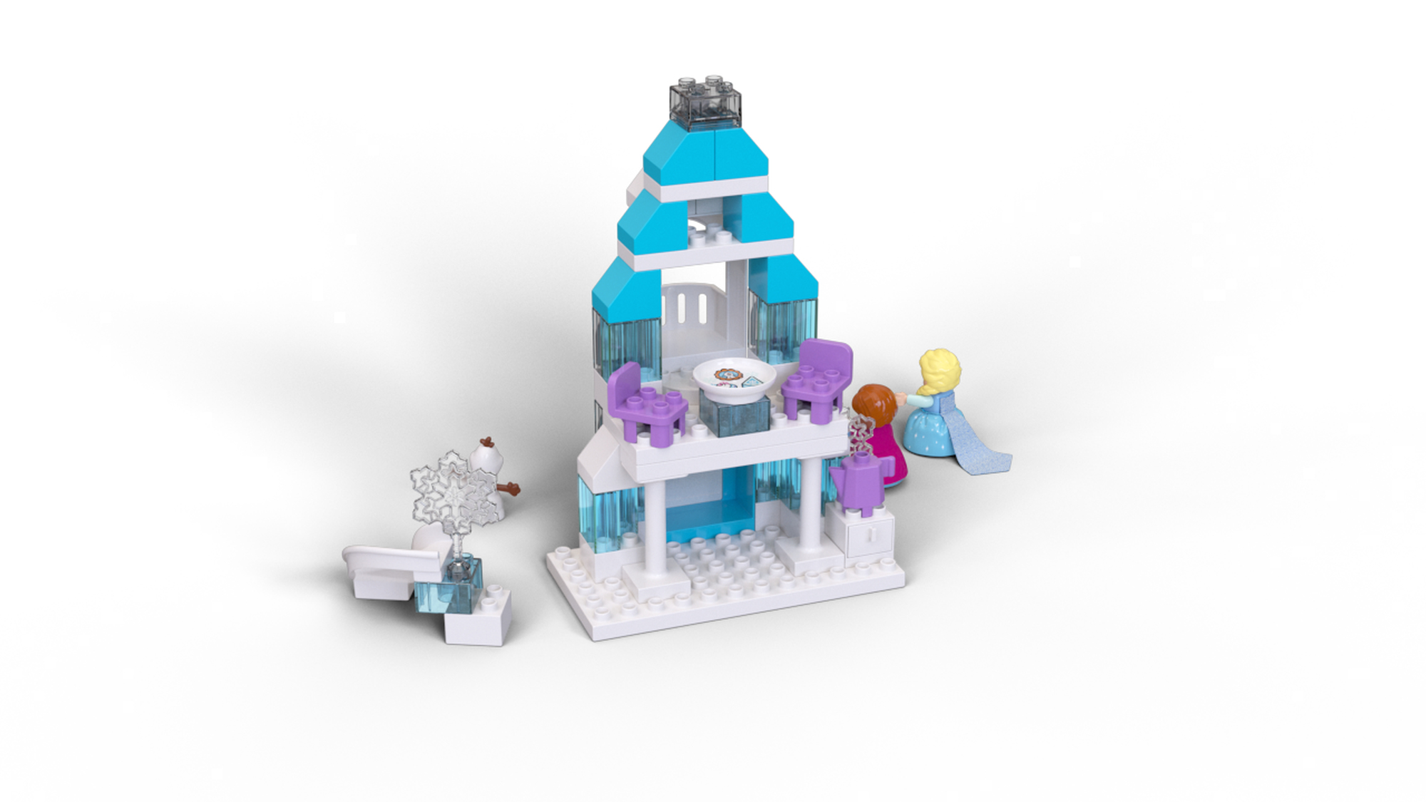 duplo frozen castle directions