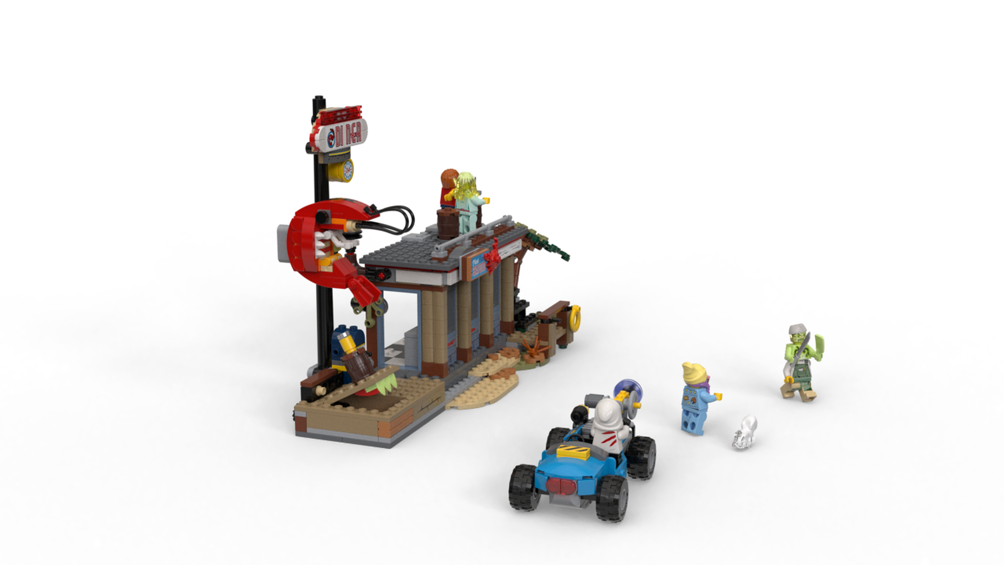 Lego hidden side online diner