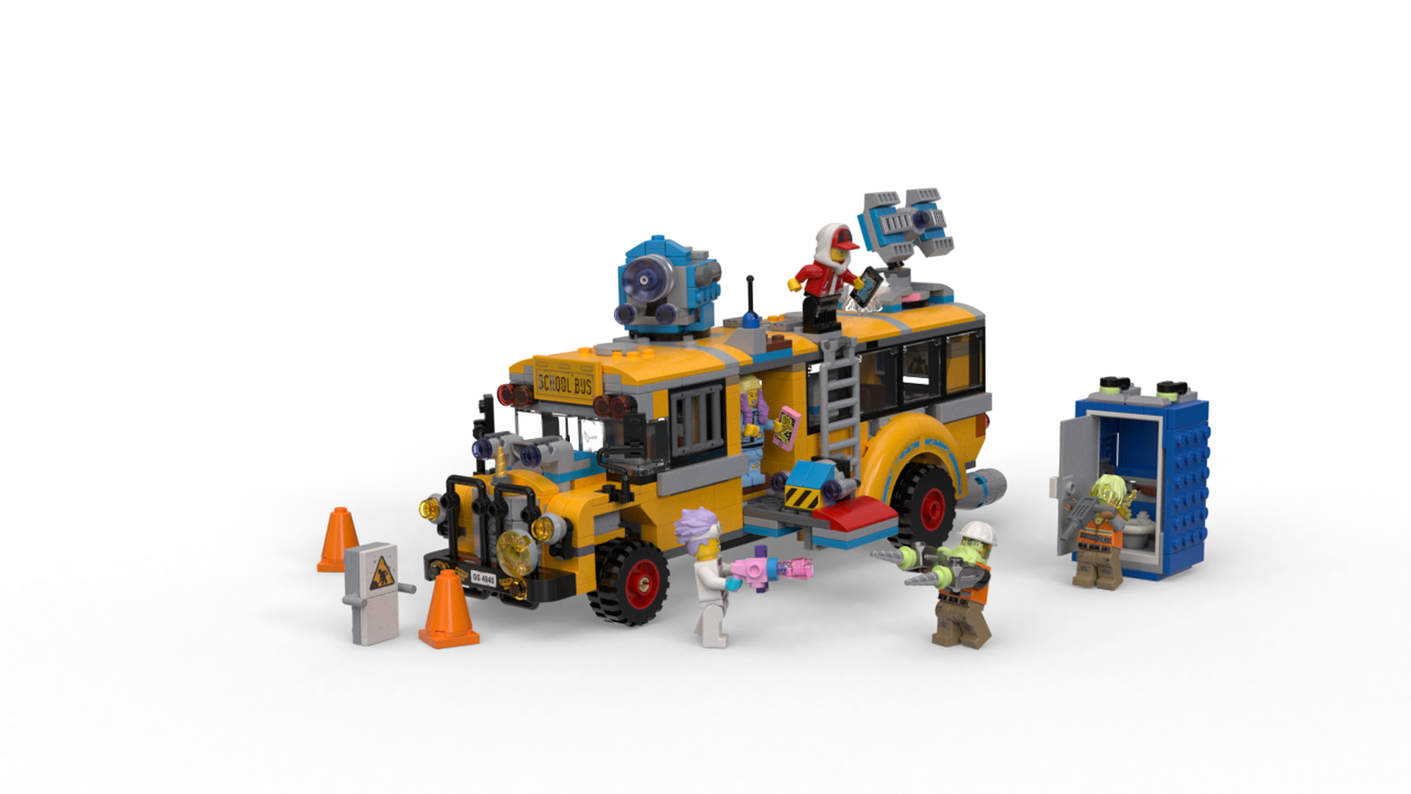 paranormal bus lego