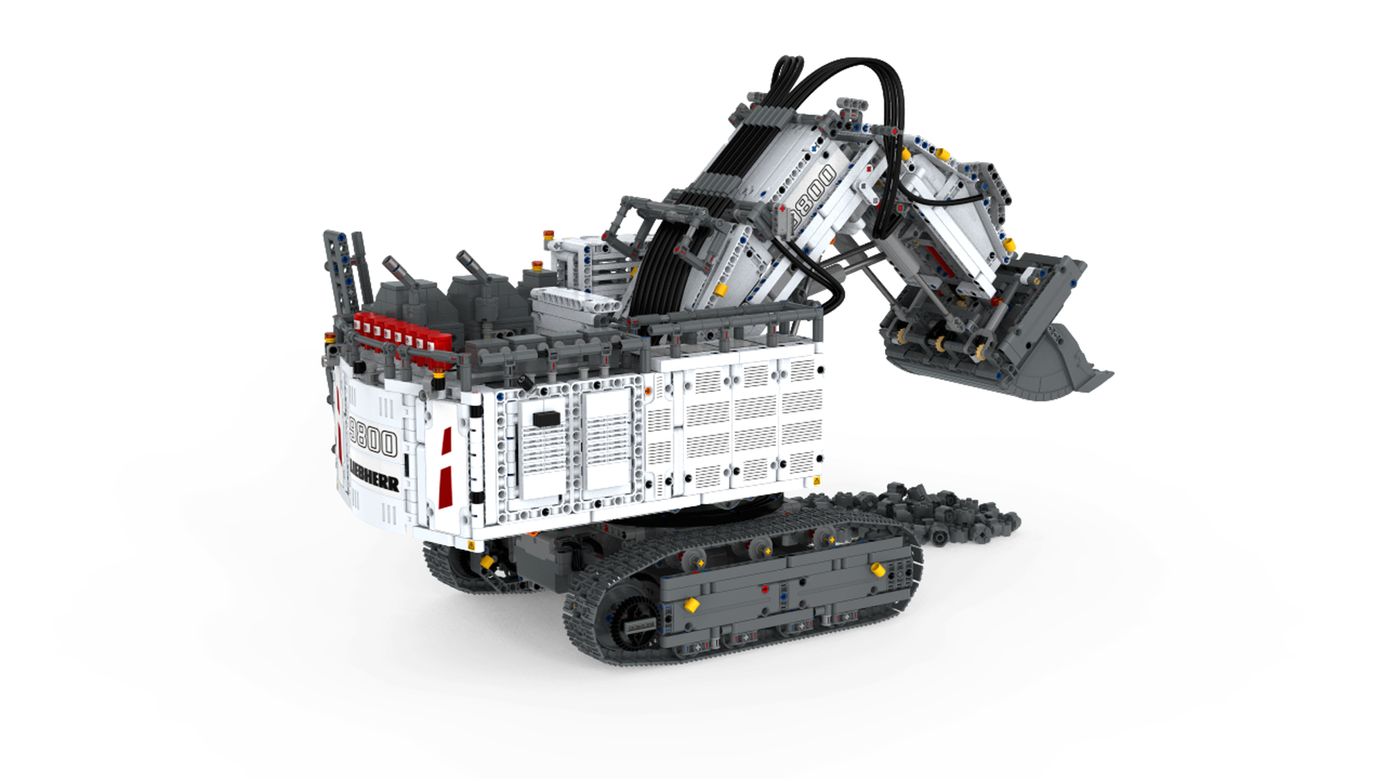 Liebherr 9800 Excavator Lego Technic Liebherr Lego 42100 Weight