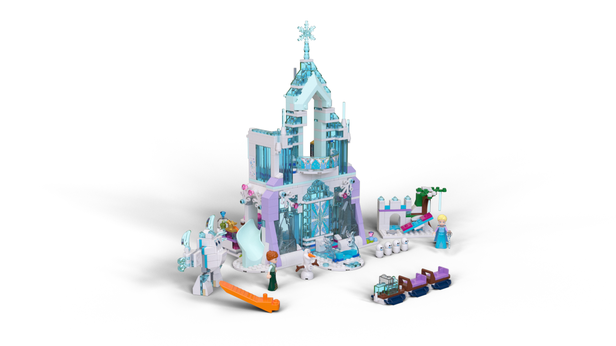 disney's frozen 2 princess elsa's magical ice palace set 43172 by lego