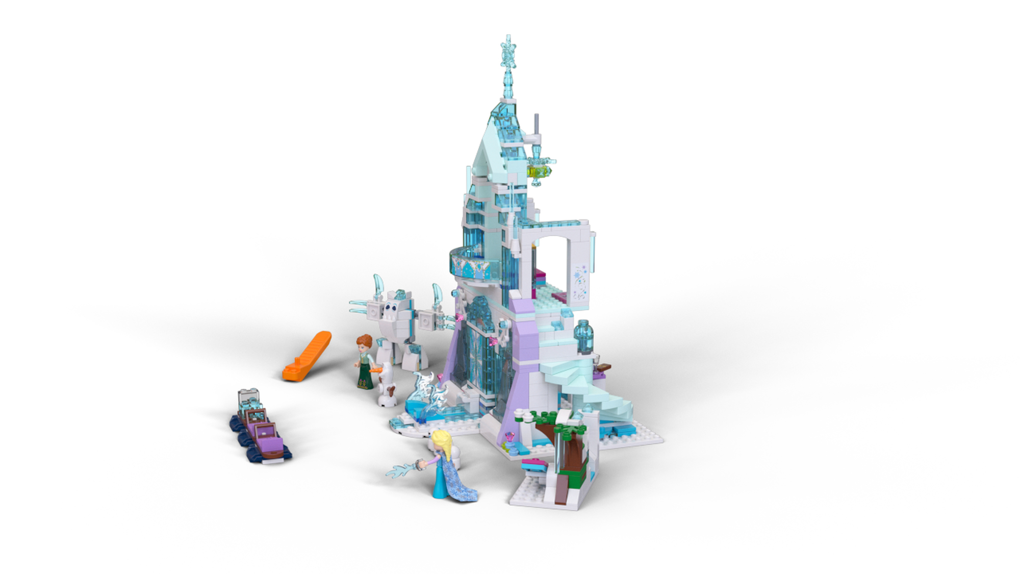 disney's frozen 2 princess elsa's magical ice palace set