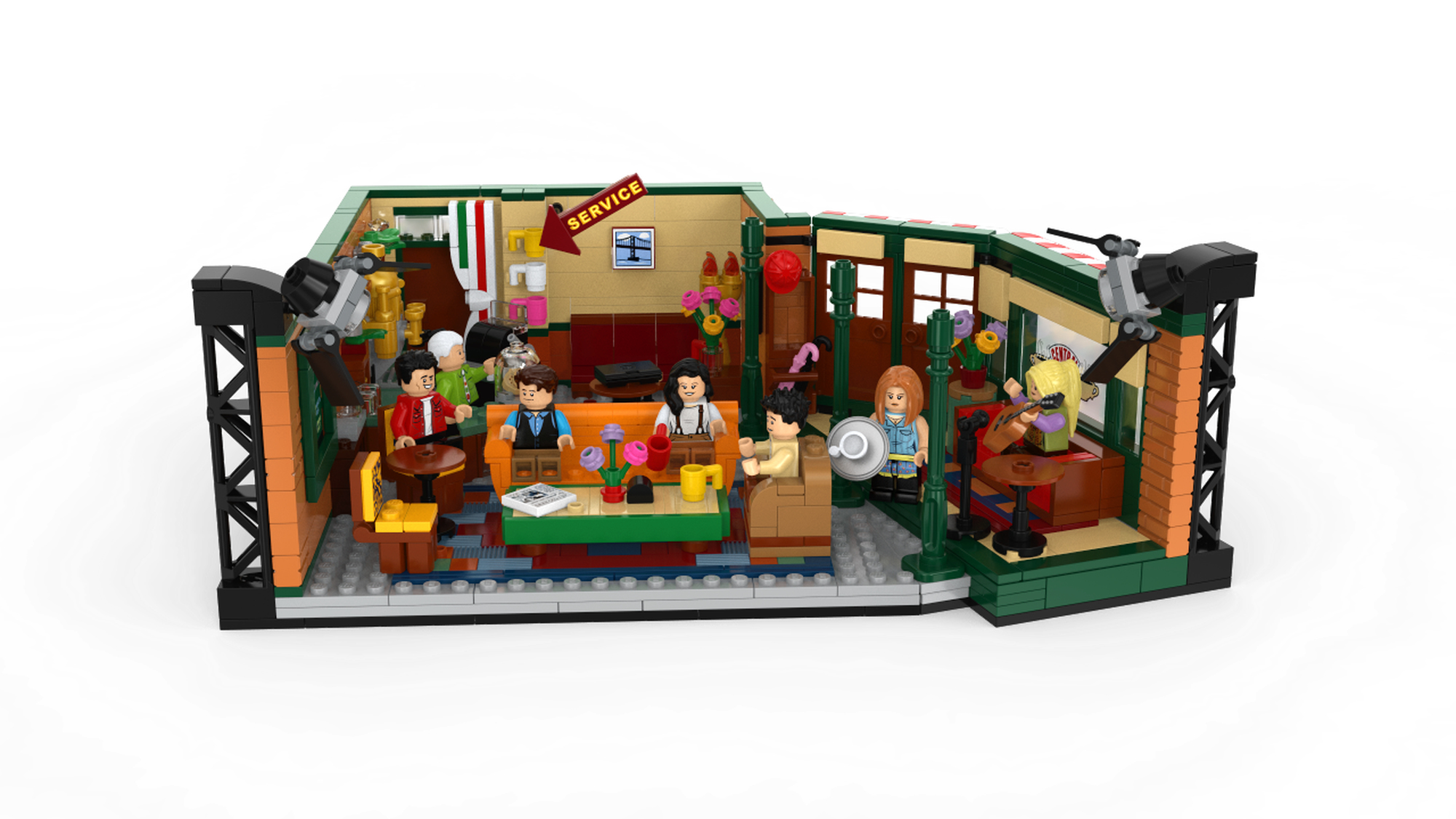 LEGO Ideas 21319 Central Perk, Set con l'Iconico Caffè e 7