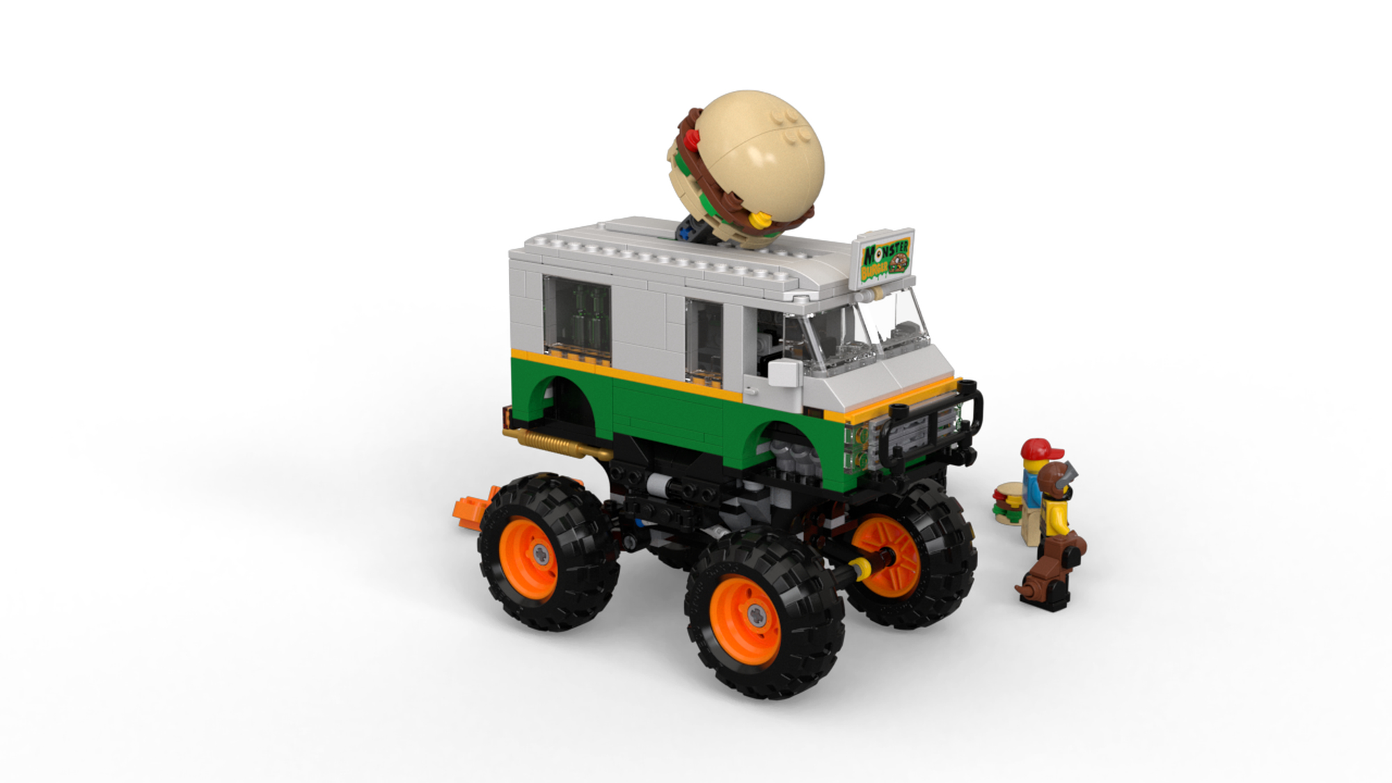 Monster burger discount truck lego instructions