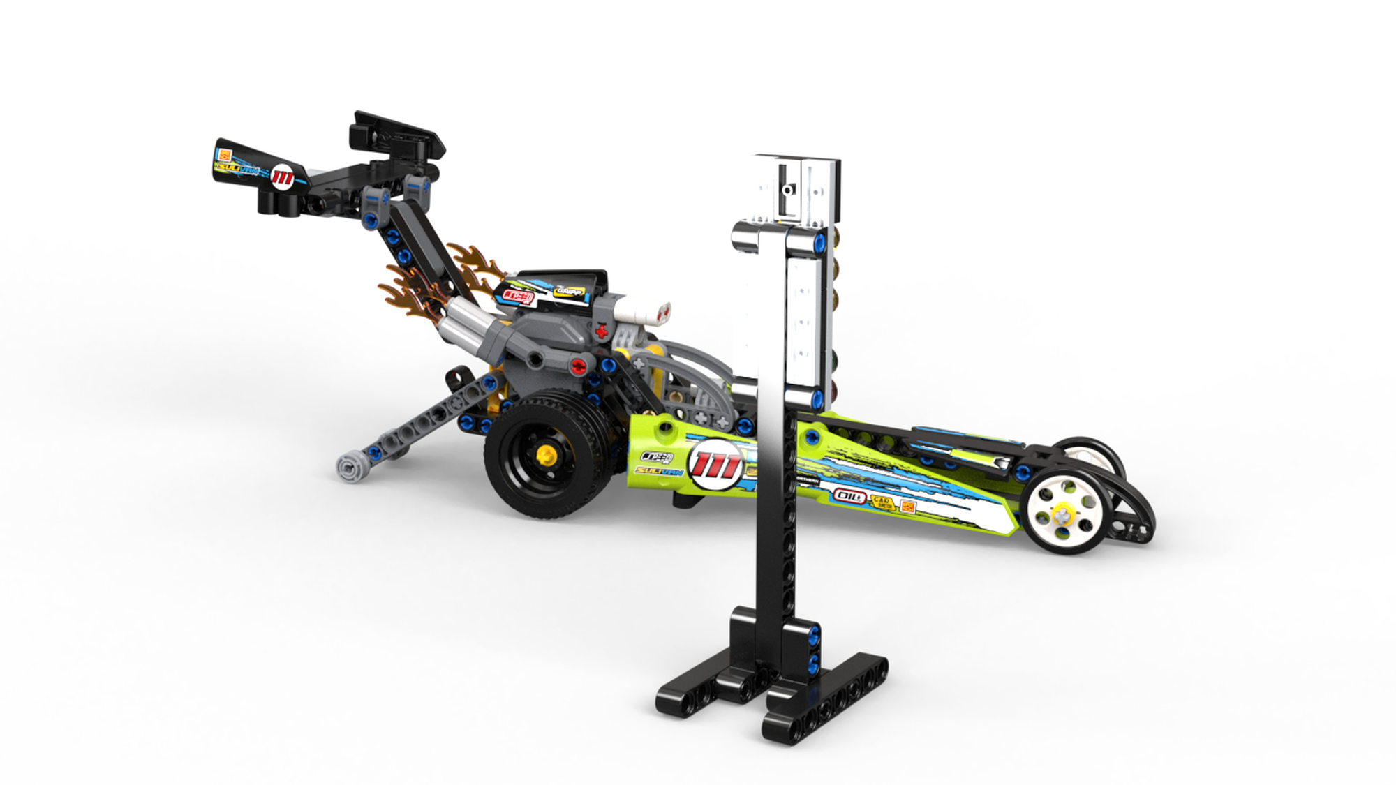 HOT Toy Lego Pull Back Dragster Pull Back Technic Lego Dragster