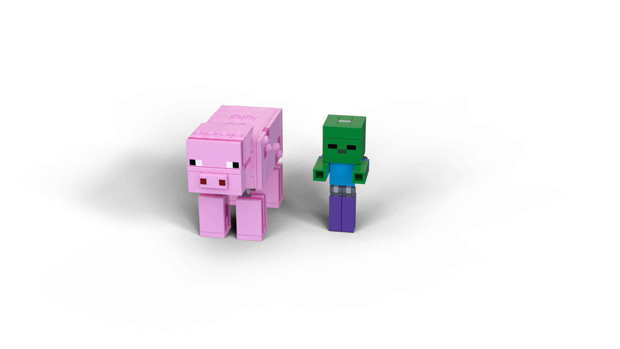 Minecraft Pig Big Fig Lego Minecraft LEGO 2157 Minecraft BigFig