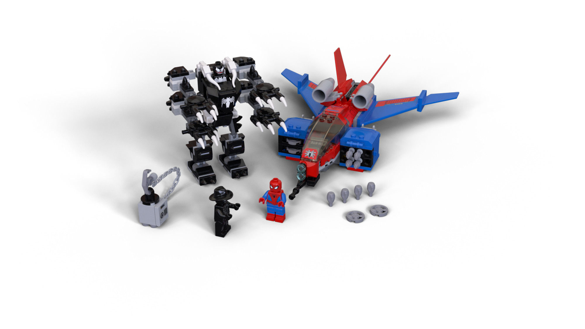 Spiderman discount lego jet