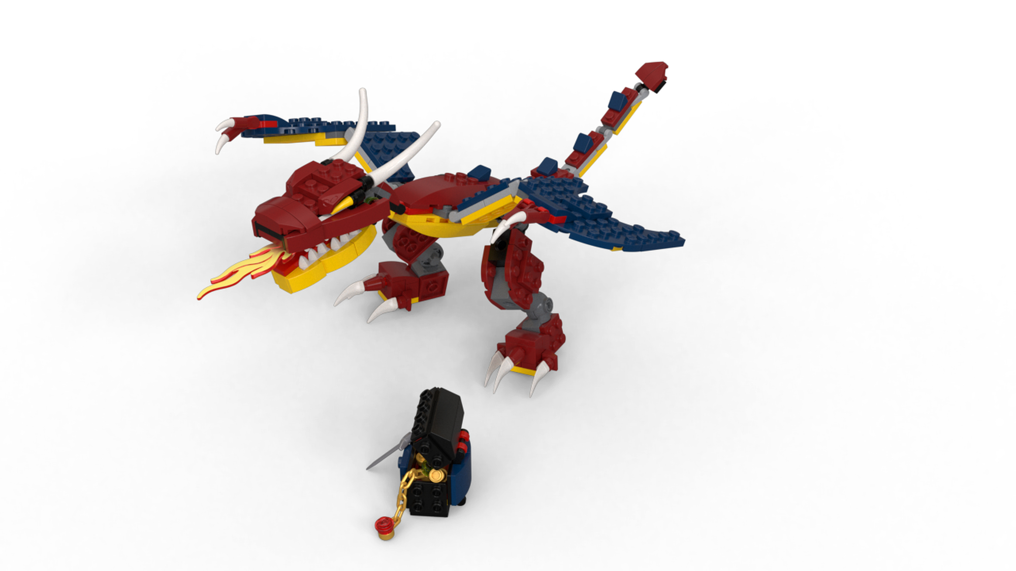 Creator 3in1 - Le dragon de feu (31102) LEGO