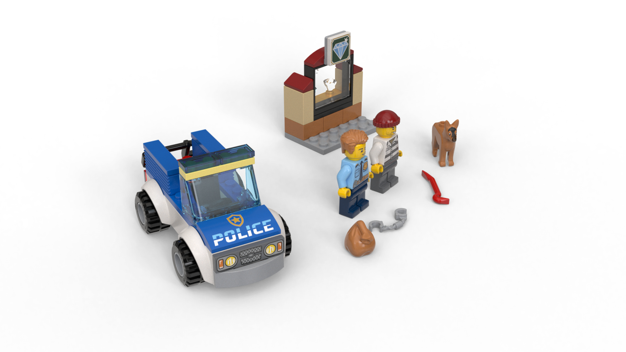 LEGO 60241 Police Dog Unit 5702016617559 BRICKshop LEGO en