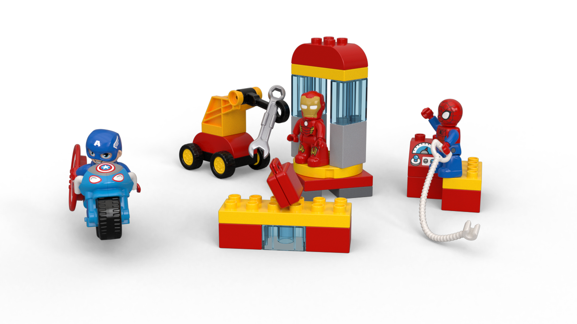 lego duplo super heroes lab 10921