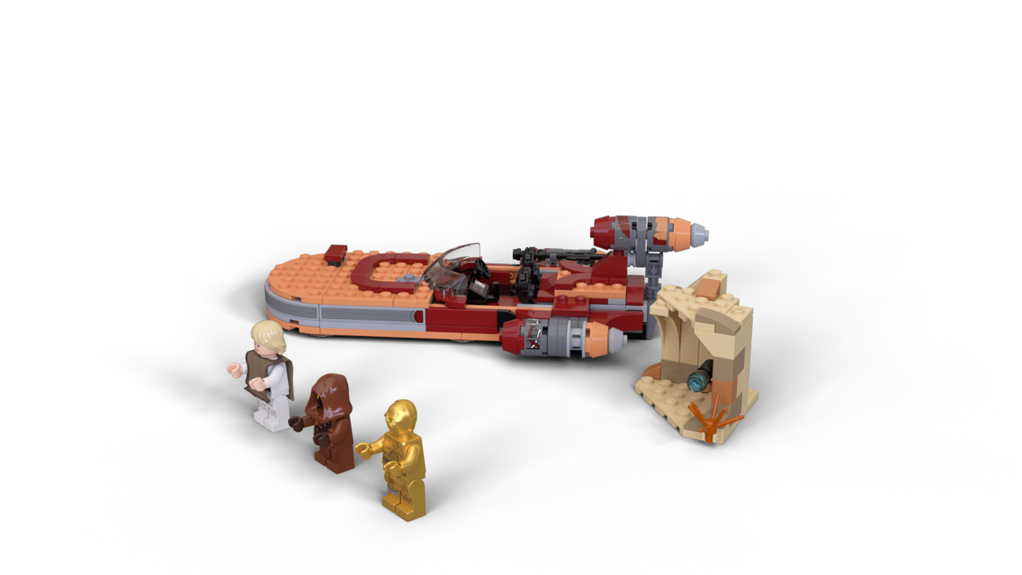 Complete Saga Luke Skywalker Lego Speeder Lego Luke's