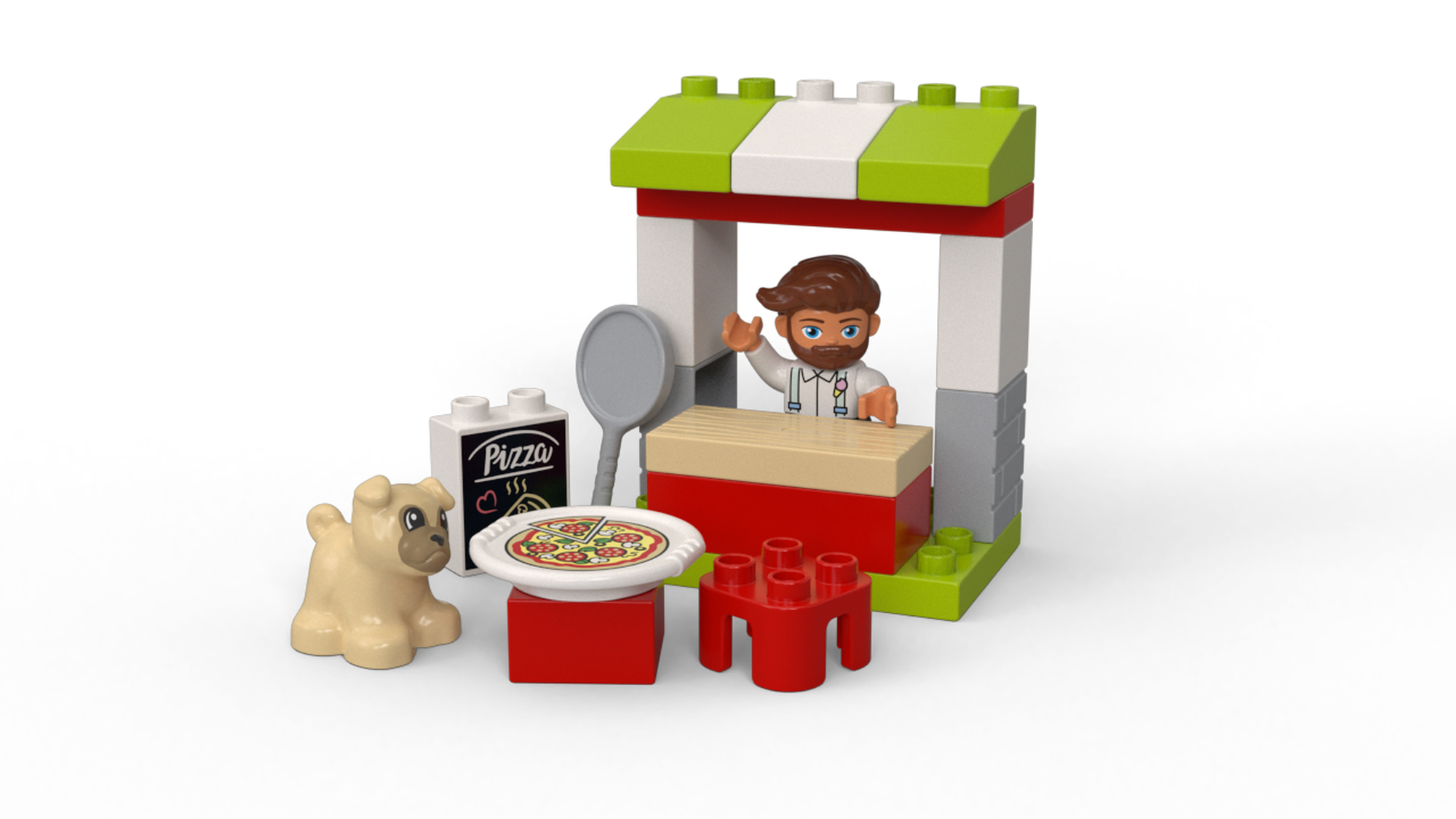 duplo pizza stand