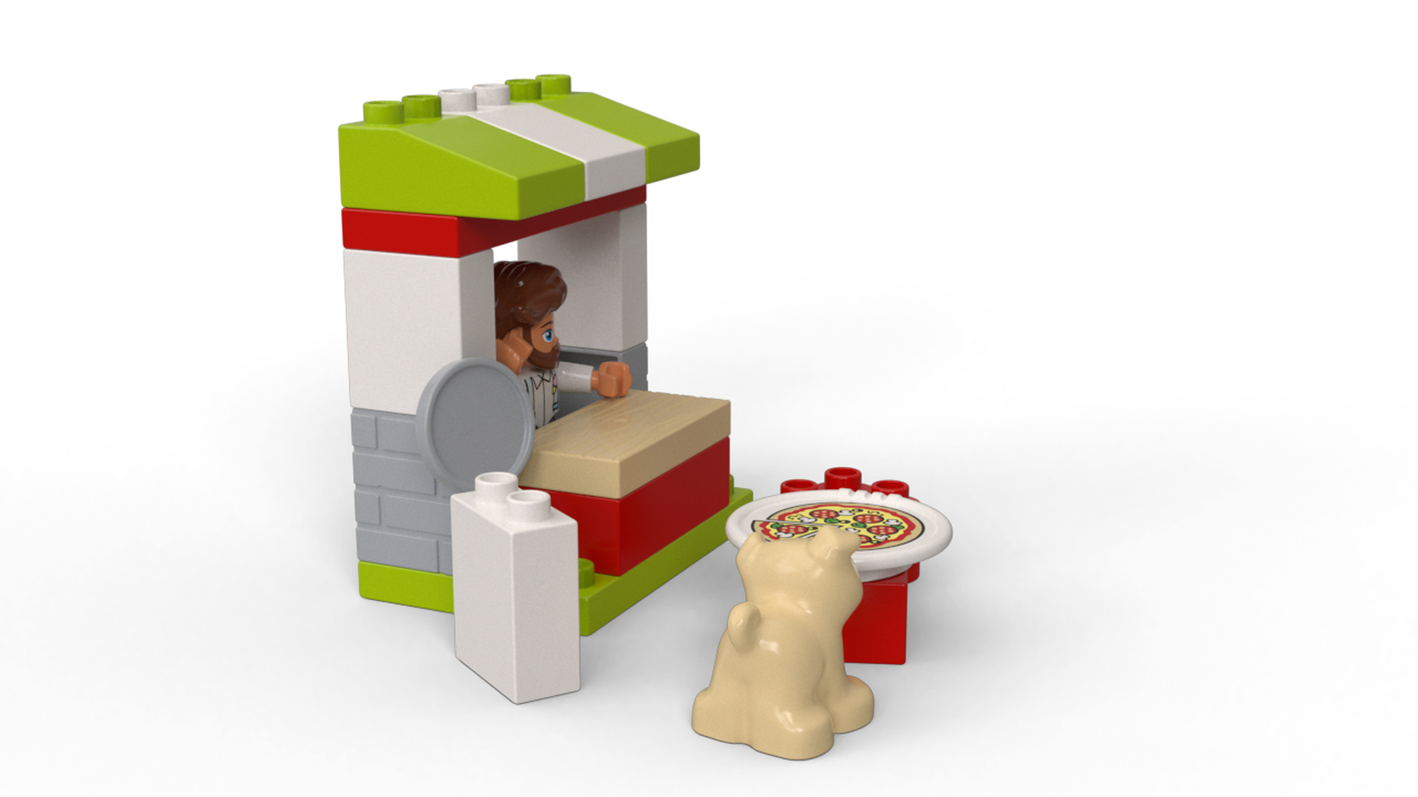 duplo pizza stand