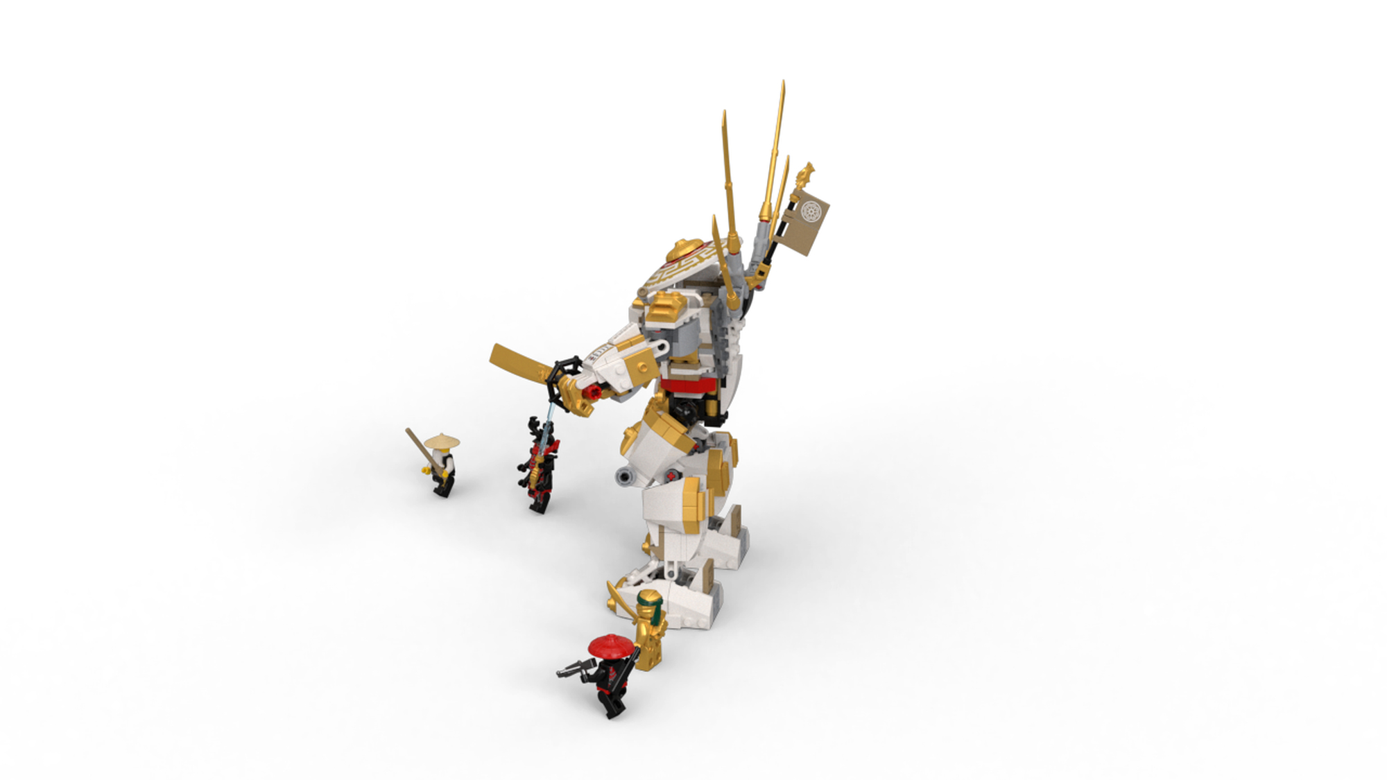 Ninjago golden 2024 mech instructions