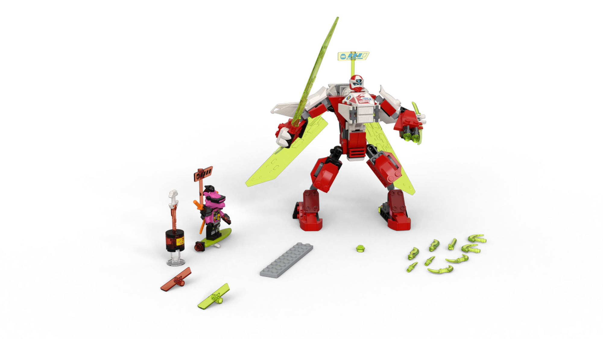 Robot Lego Ninjago Kai's Mech Jet 71707 LEGO 71707 Kai's Mech