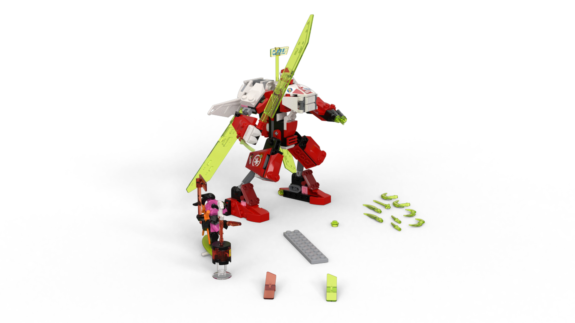 Robot Lego Ninjago Season 12 Kai's Mech Jet LEGO 71707 Kai's