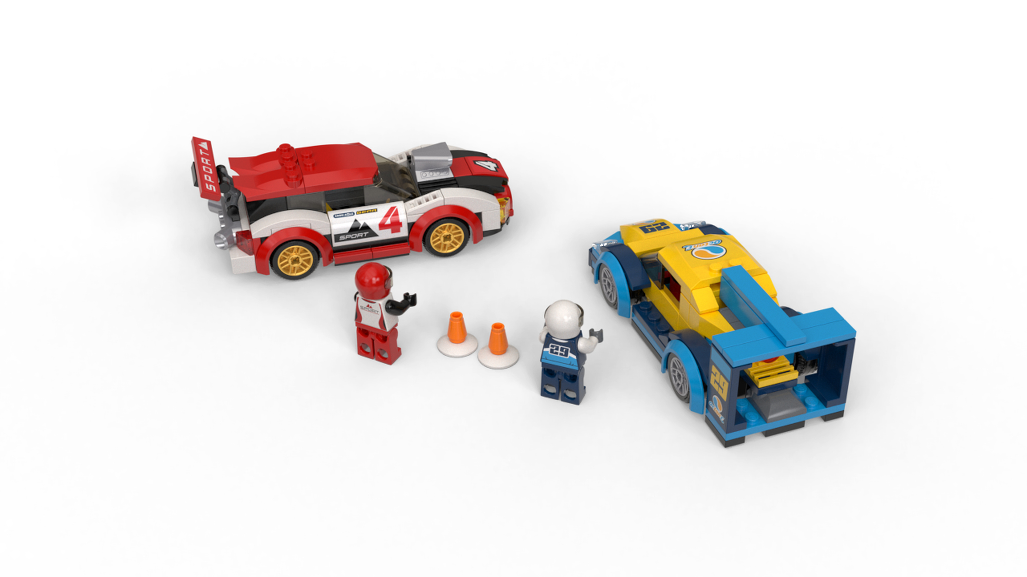 LEGO 60256 Coches de Carreras - LEGO City - BricksDirect Condición