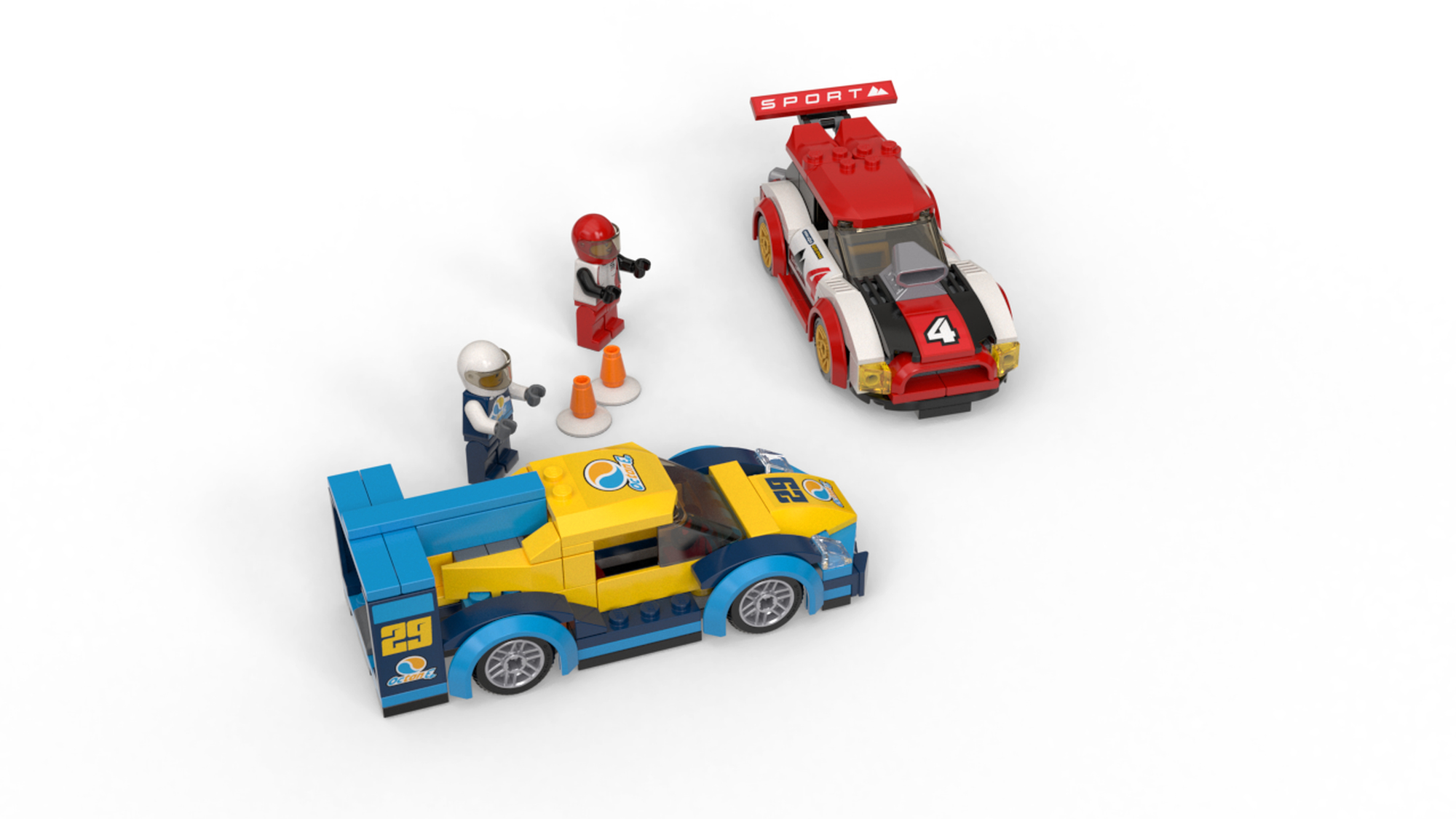 LEGO 60256 Coches de Carreras - LEGO City - BricksDirect Condición