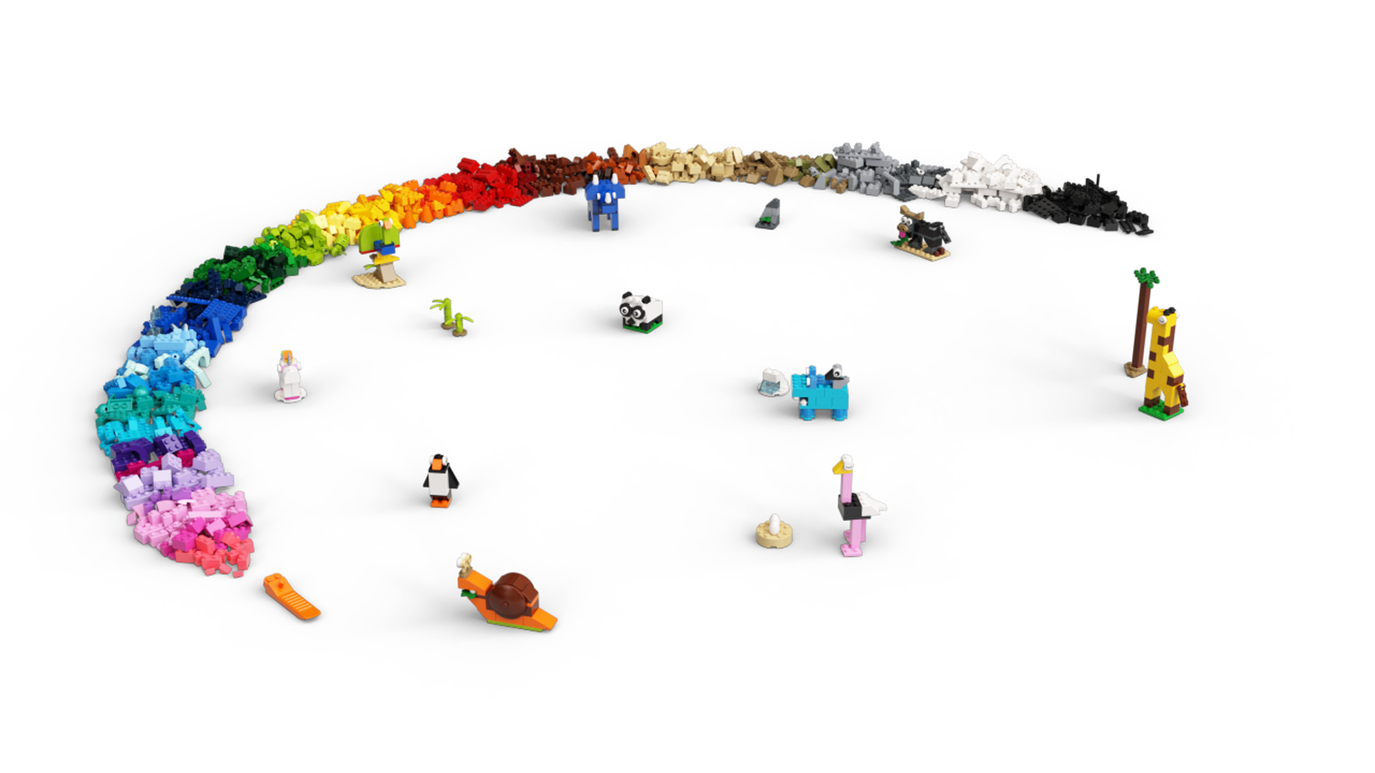 Lego Classic 1500 Pieces Bricks and Animals Set #11011